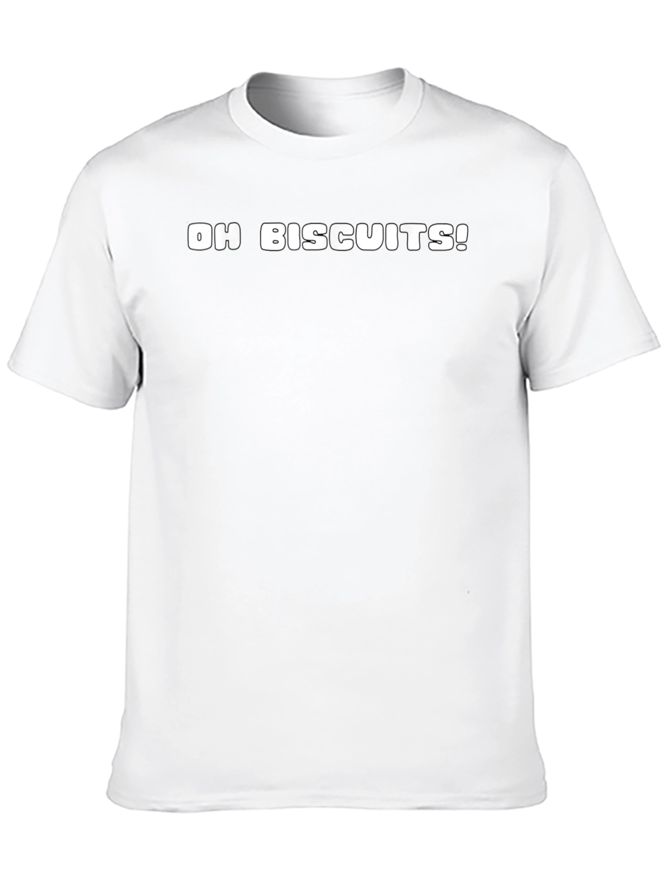 Oh Biscuits! Graphic Tee - Mens Black T-Shirt