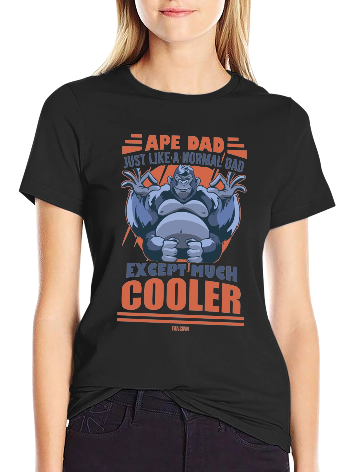 Ape Dad Funny Graphic T-Shirt