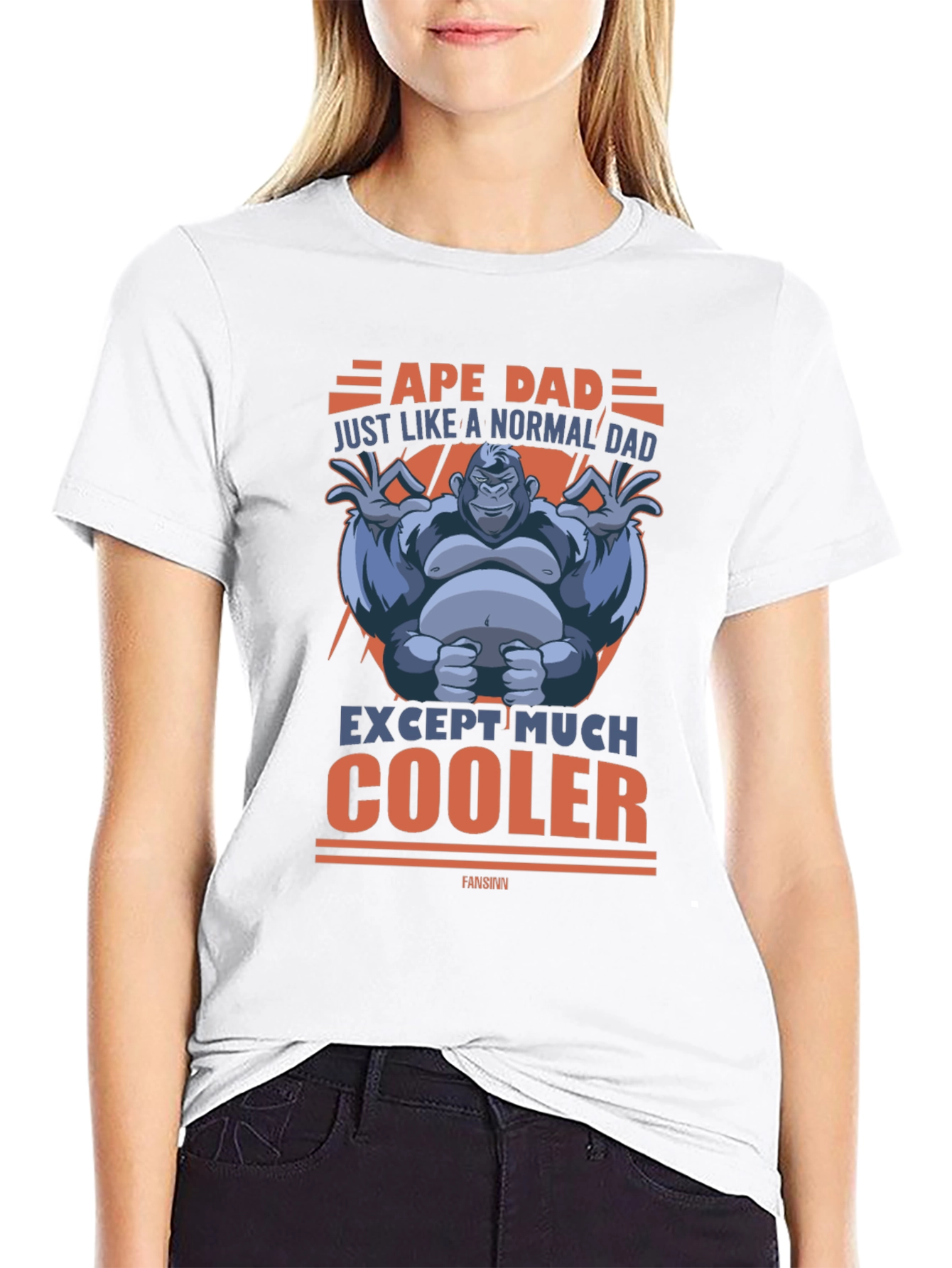 Ape Dad Funny Graphic T-Shirt