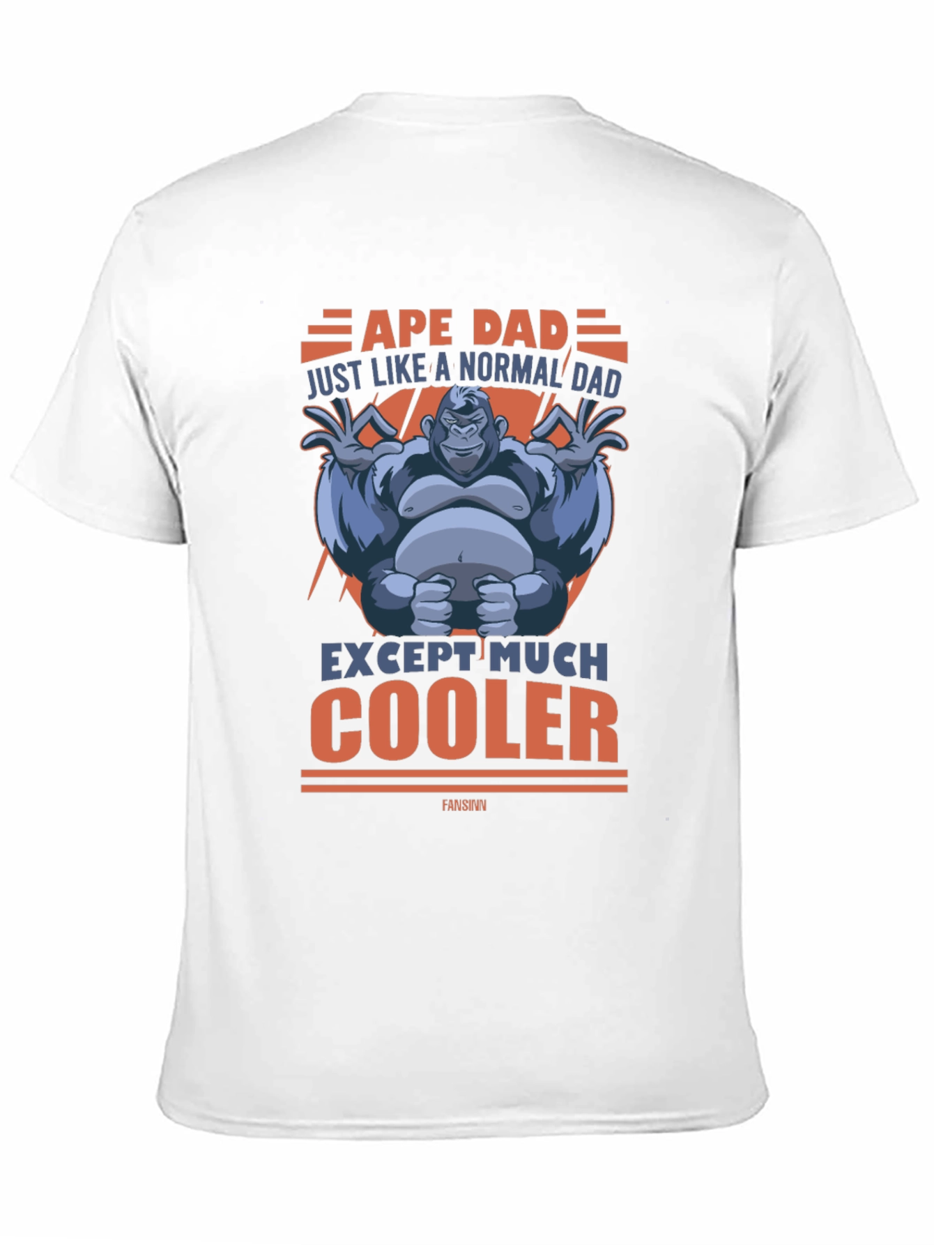 Ape Dad Funny Graphic T-Shirt