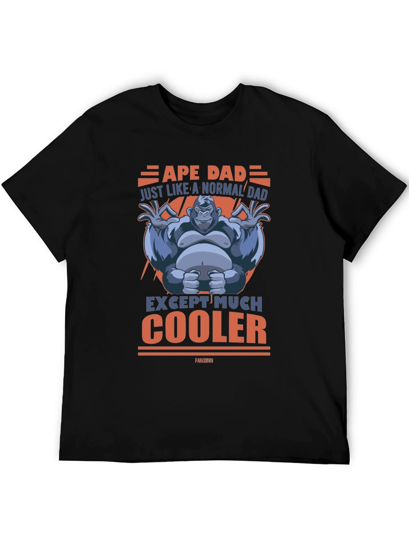 Ape Dad Funny Graphic T-Shirt
