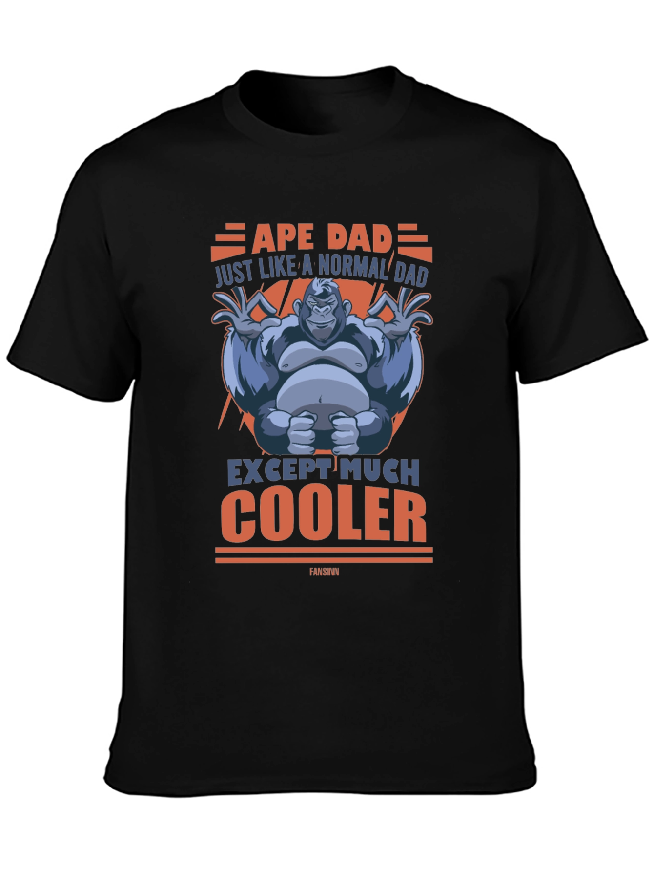 Ape Dad Funny Graphic T-Shirt