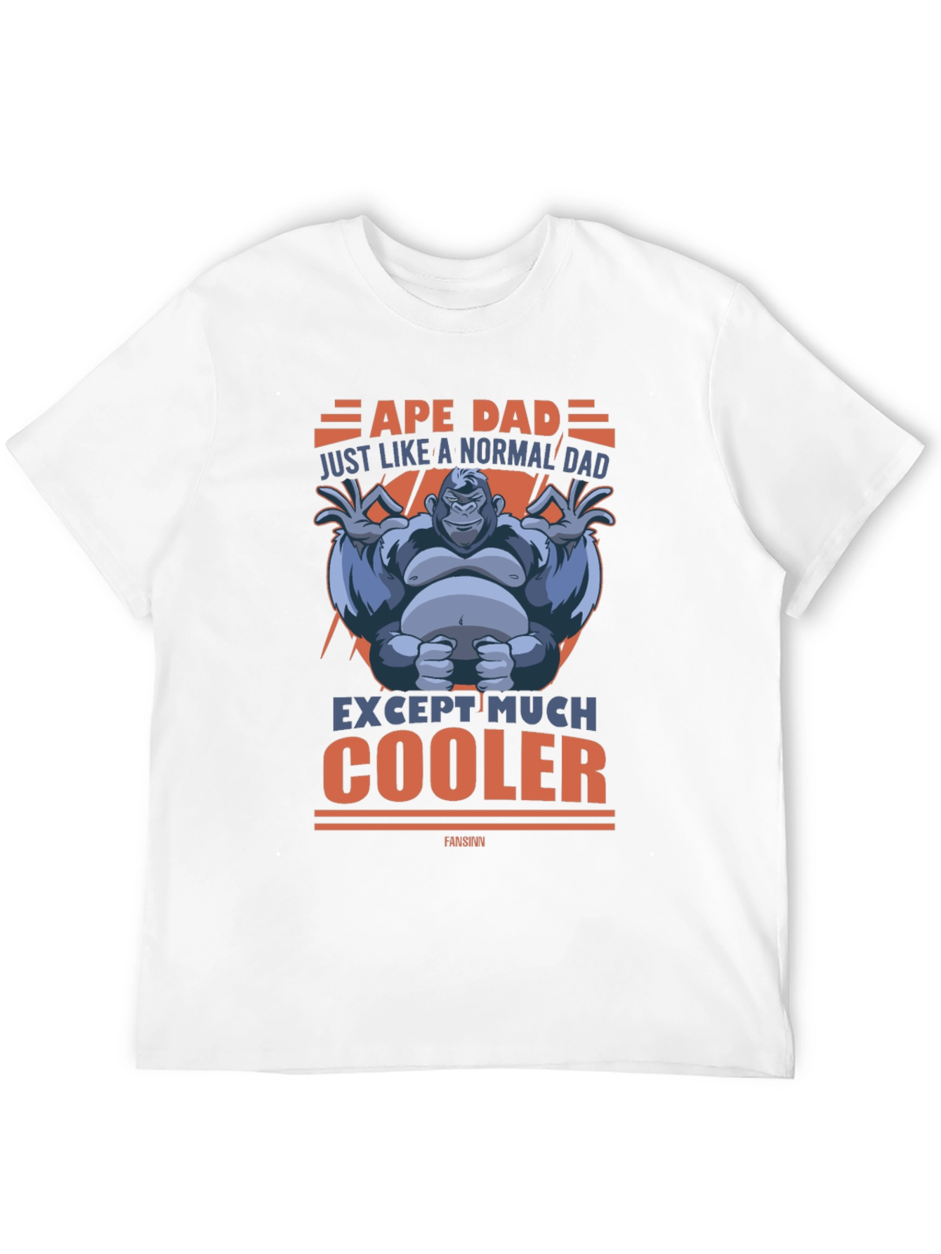 Ape Dad Funny Graphic T-Shirt