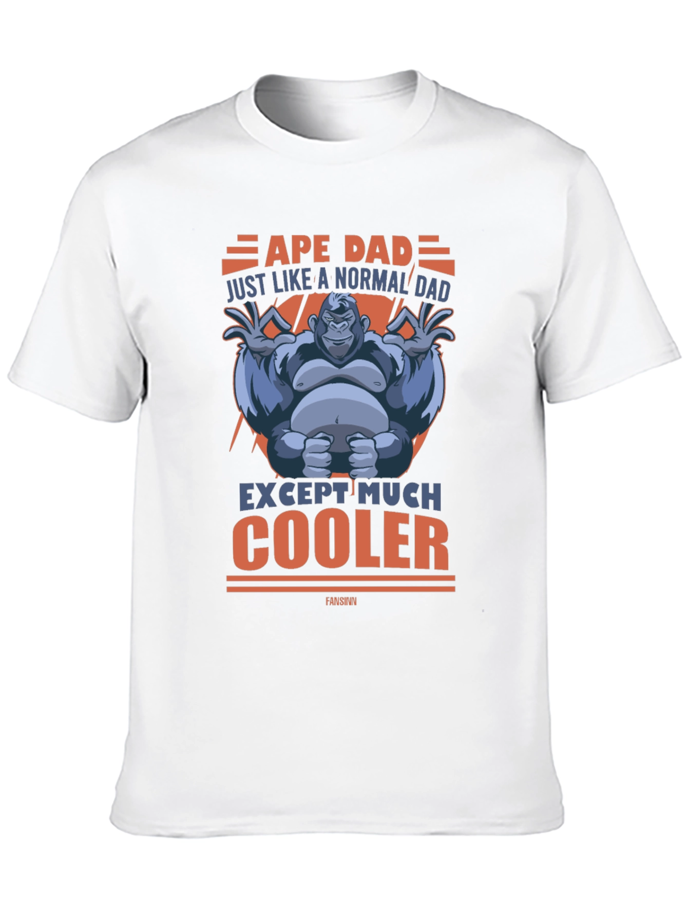Ape Dad Funny Graphic T-Shirt