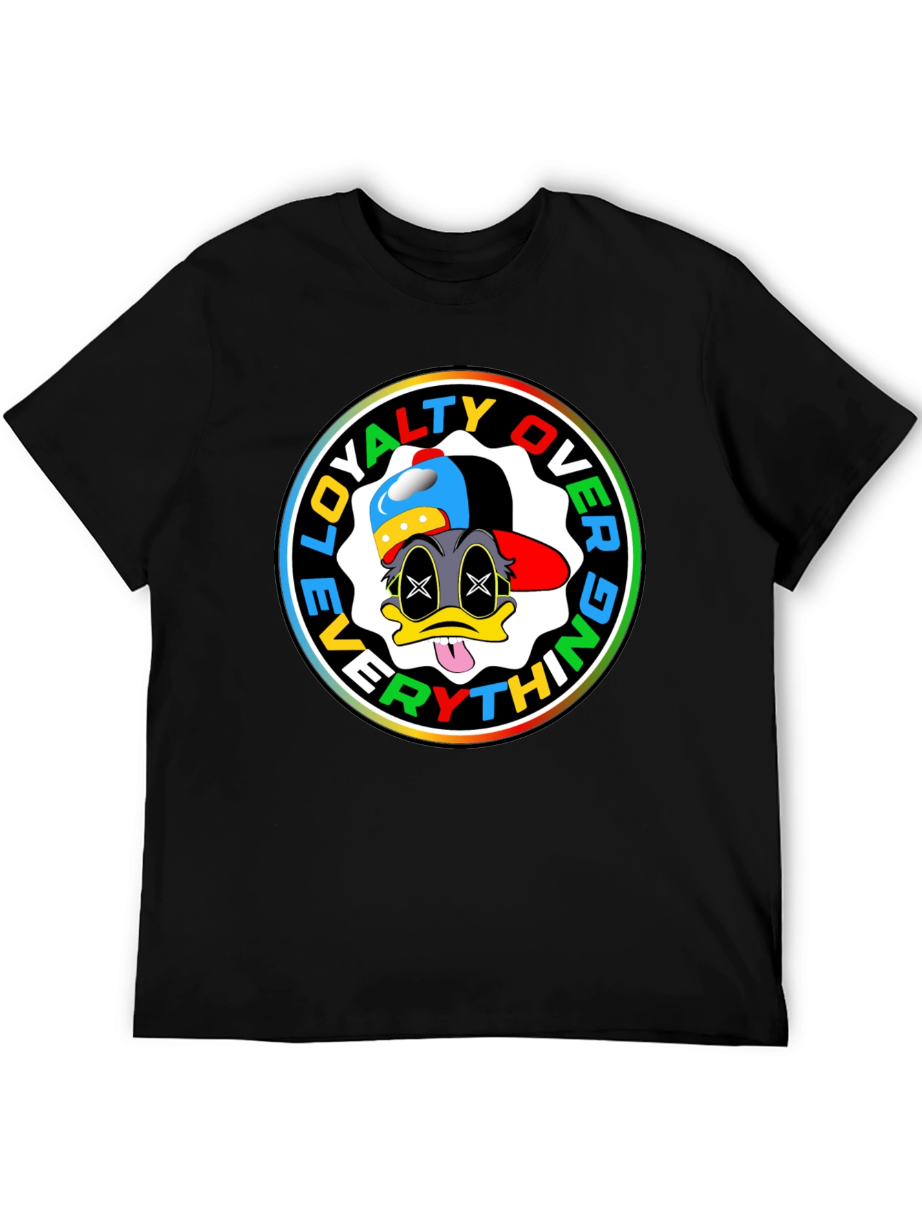 Loyalty Over Everything Graphic Tee - Black