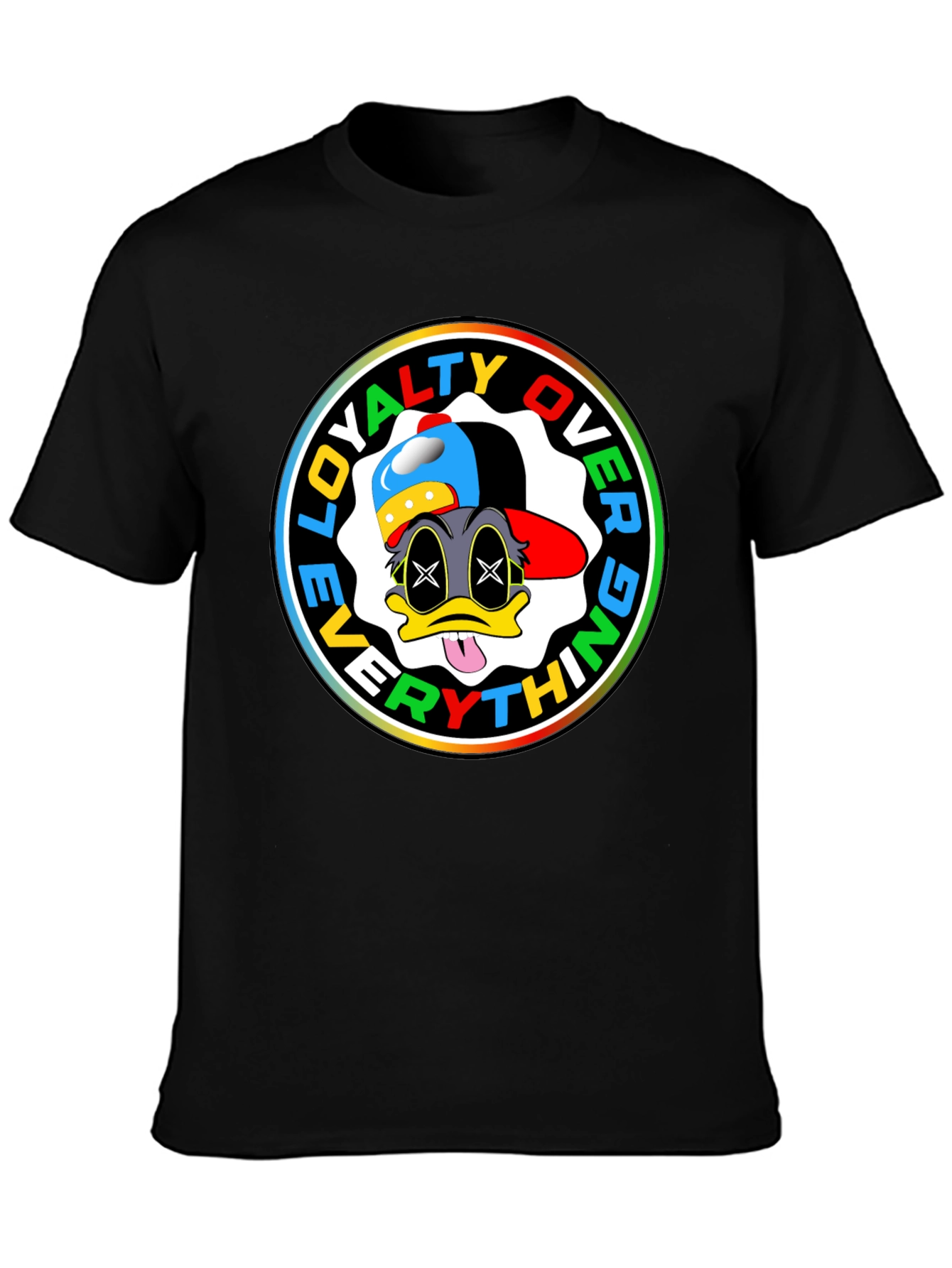 Loyalty Over Everything Graphic Tee - Black
