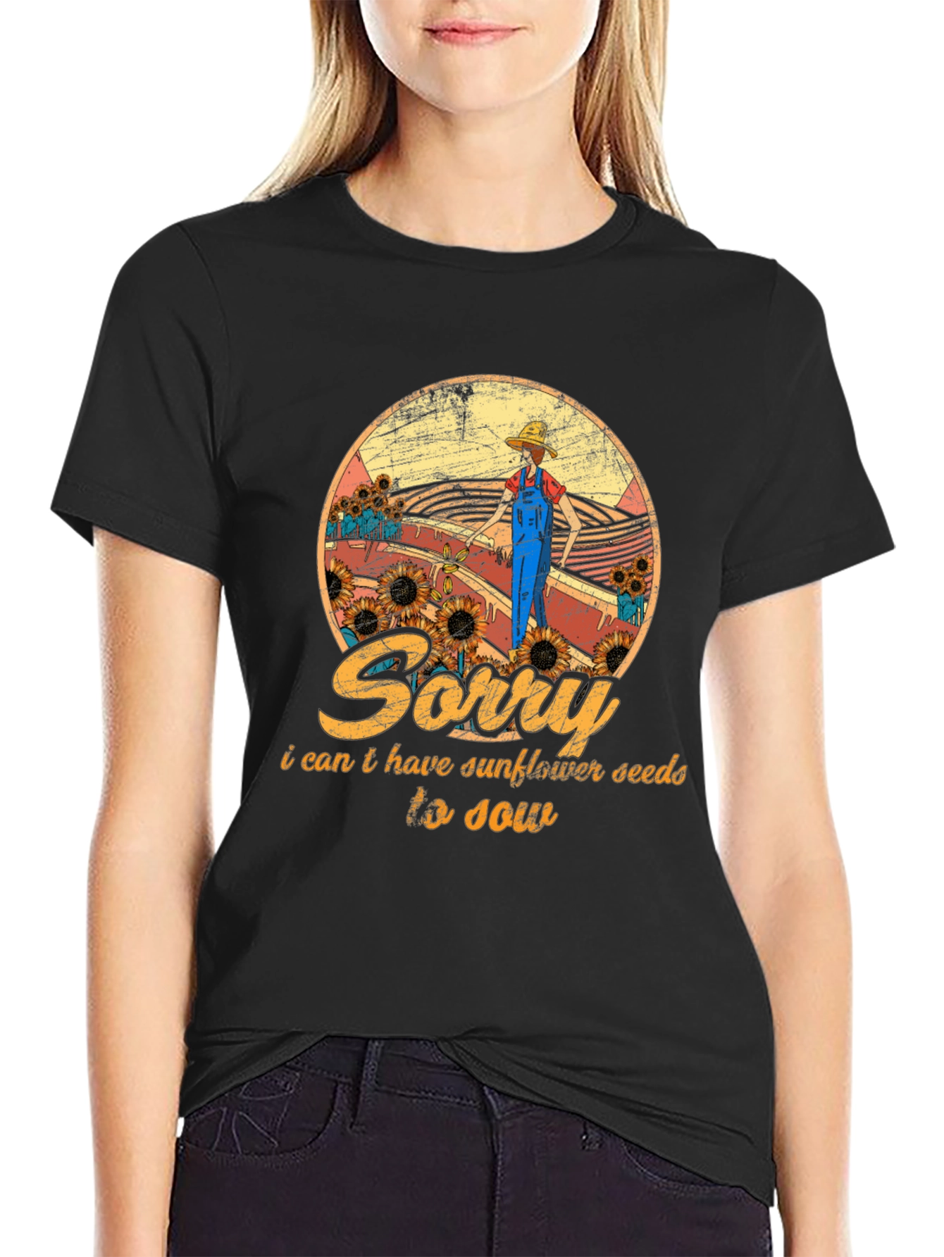 Sunflower Seed T-Shirt - Sorry I Cant