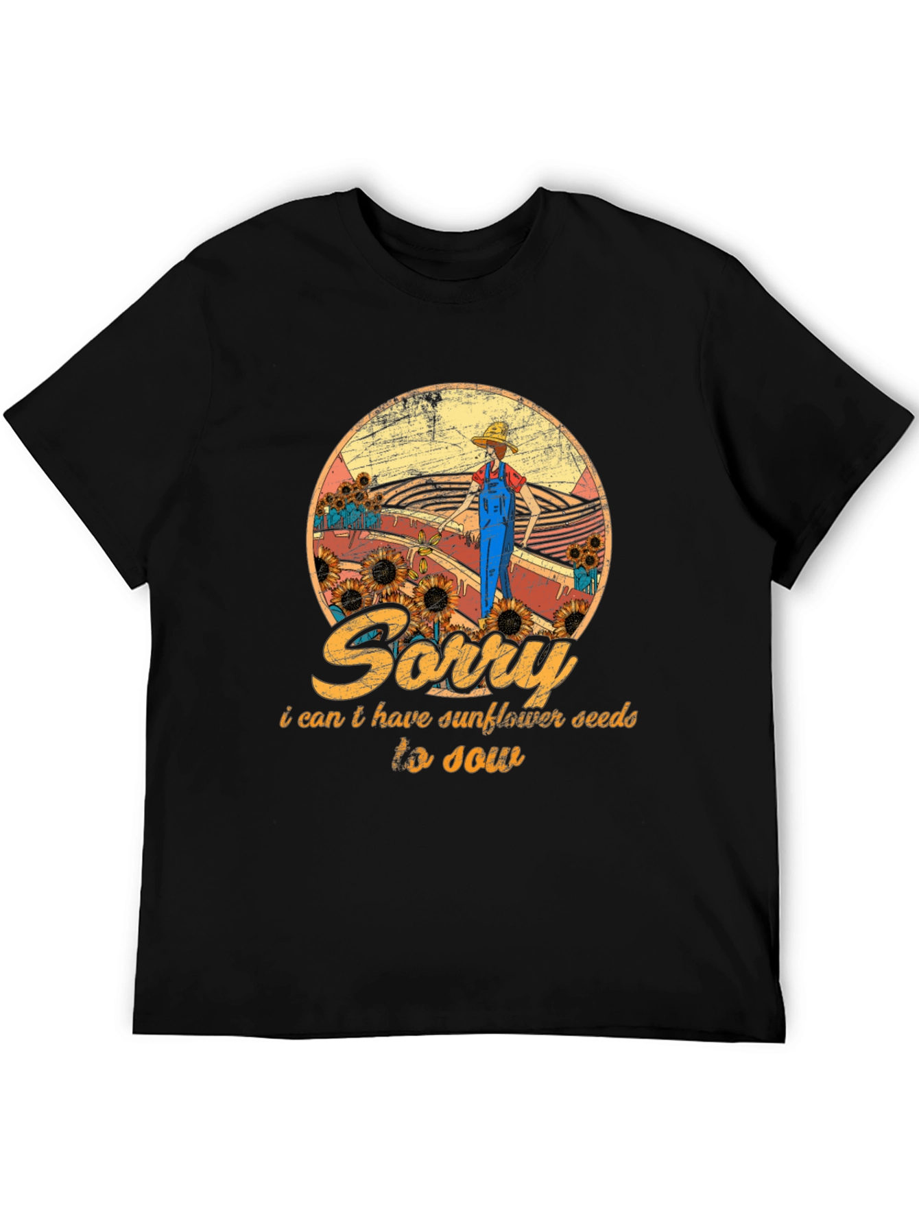 Sunflower Seed T-Shirt - Sorry I Cant