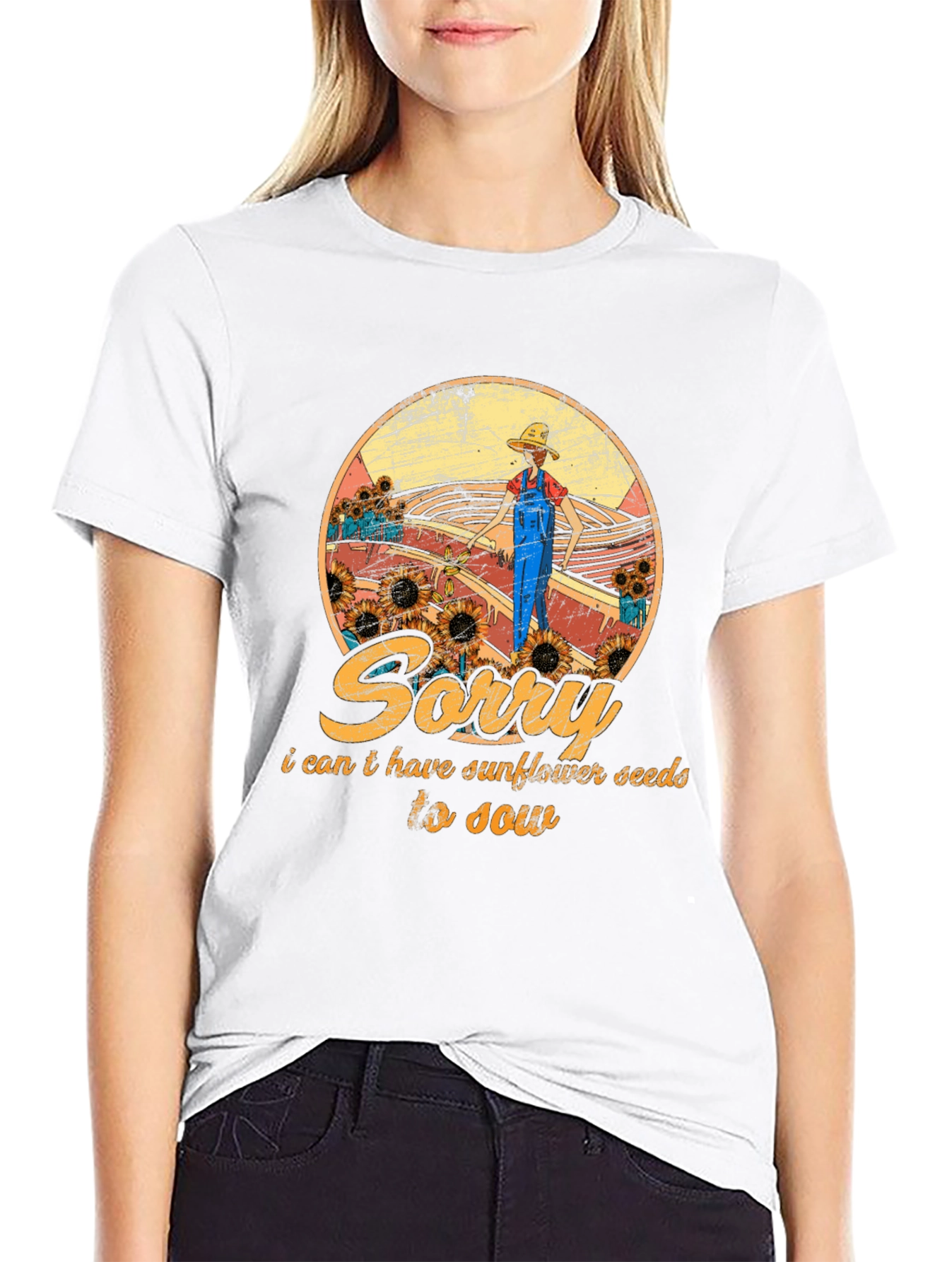 Sunflower Seed T-Shirt - Sorry I Cant