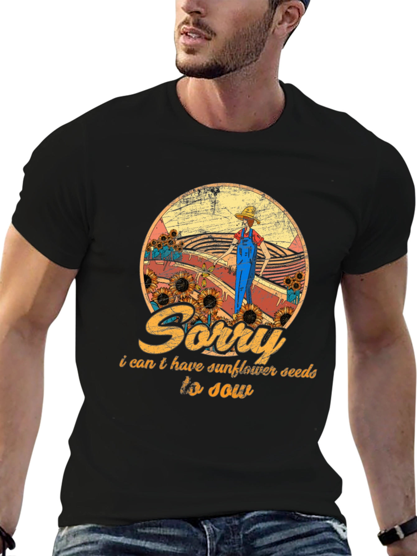 Sunflower Seed T-Shirt - Sorry I Cant