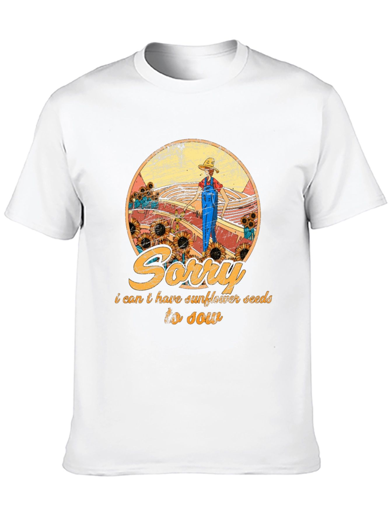 Sunflower Seed T-Shirt - Sorry I Cant