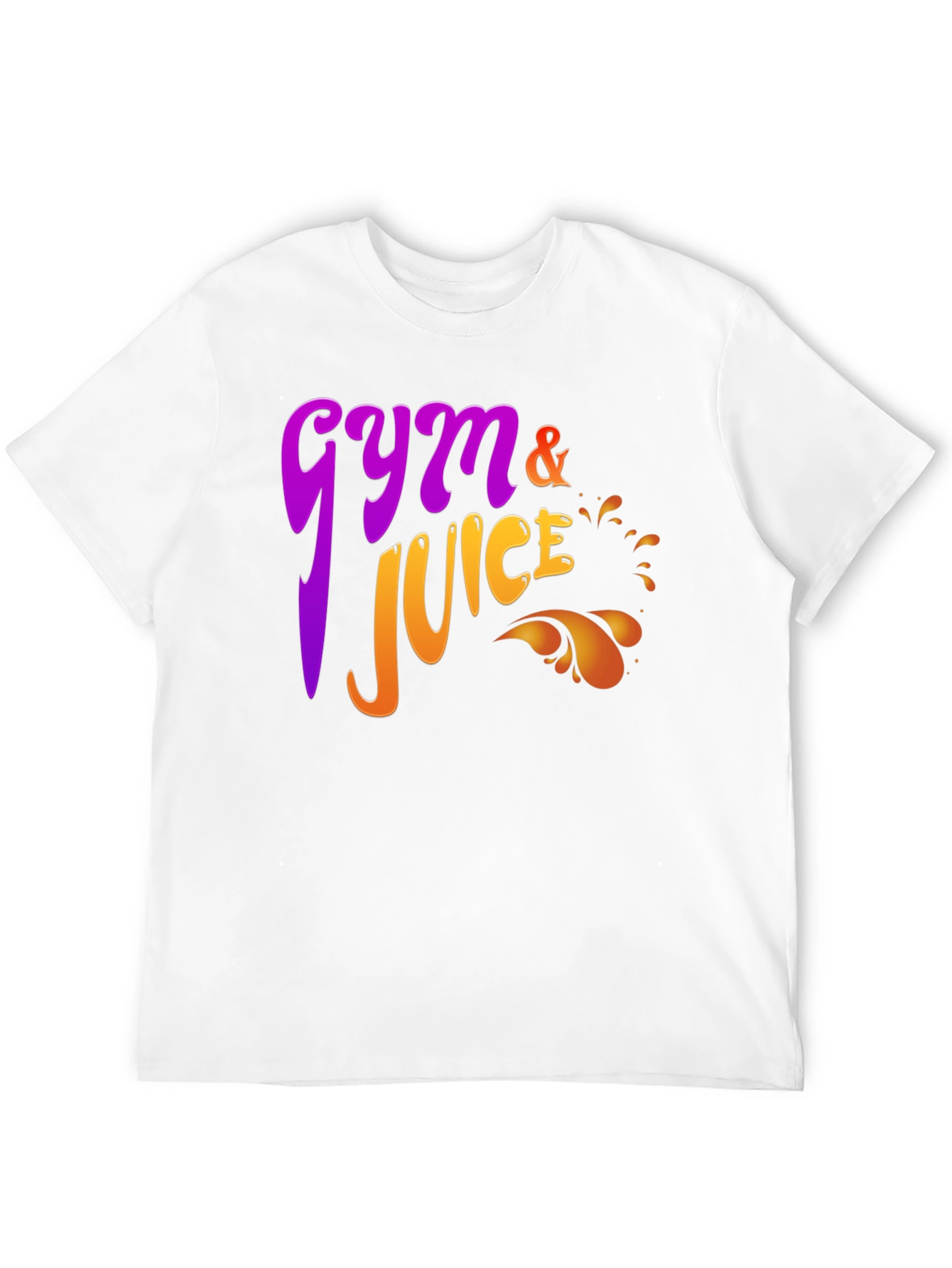 Gym & Juice Graphic Print T-Shirt