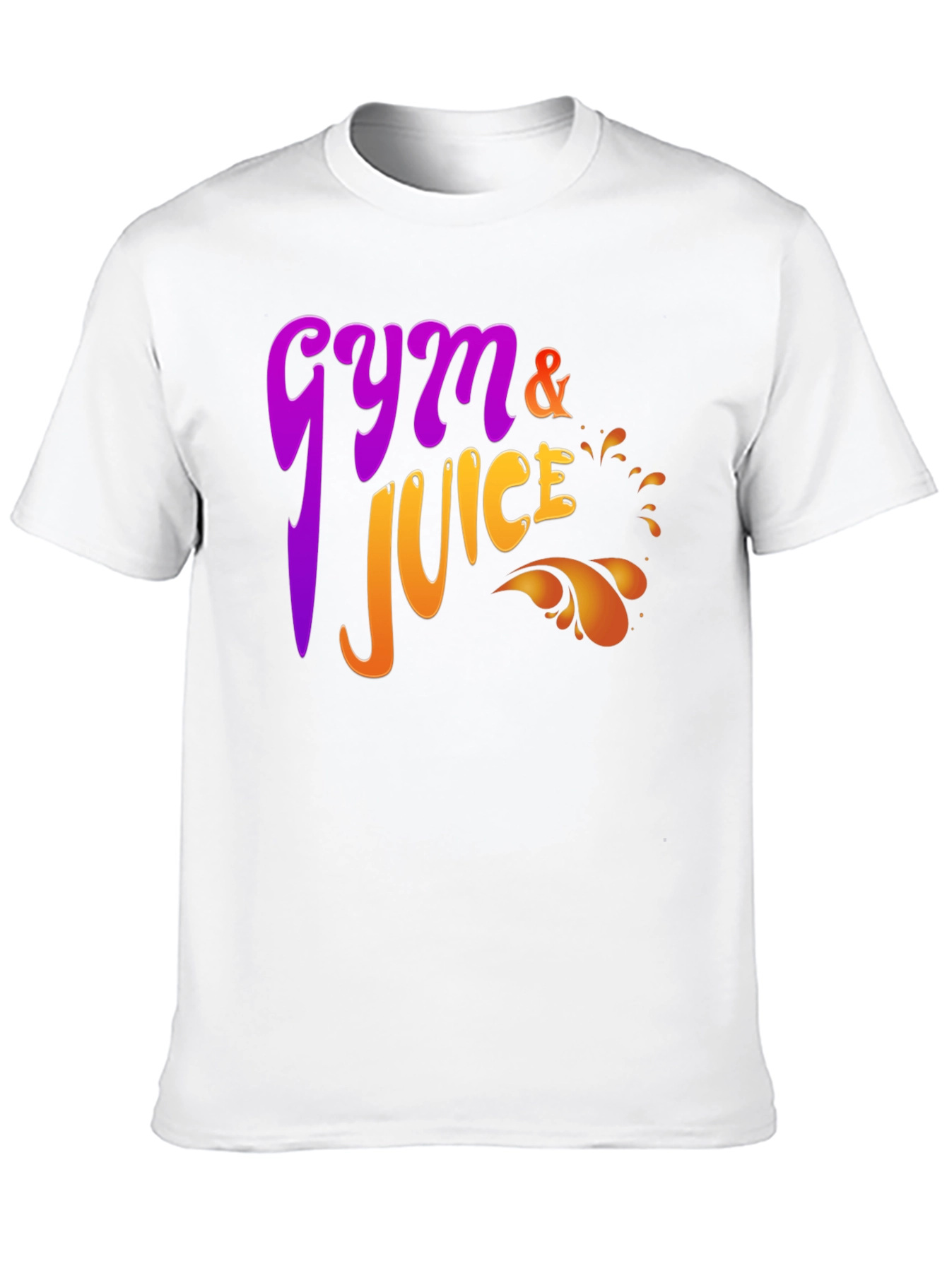 Gym & Juice Graphic Print T-Shirt
