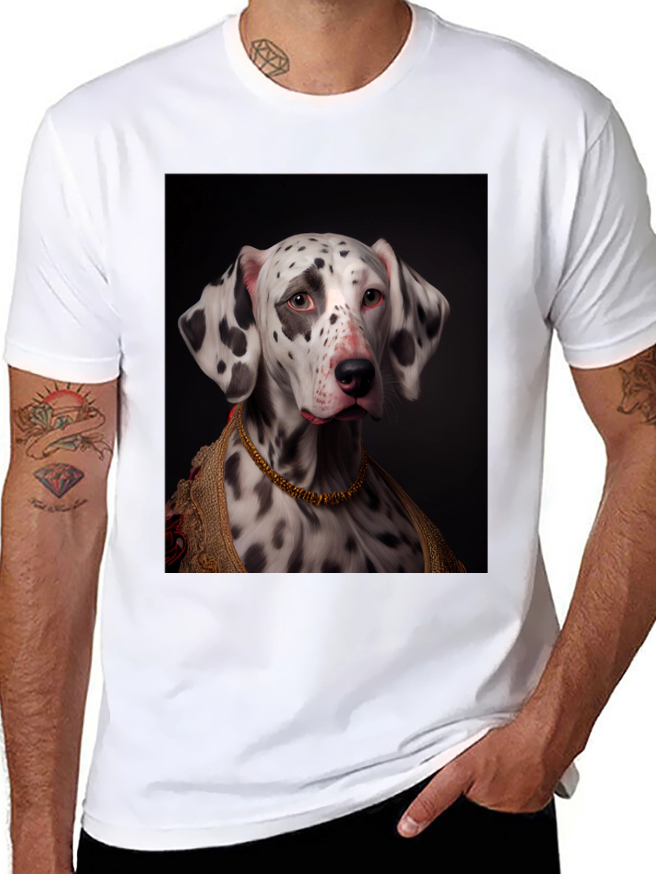 Dalmatian Portrait Graphic Tee