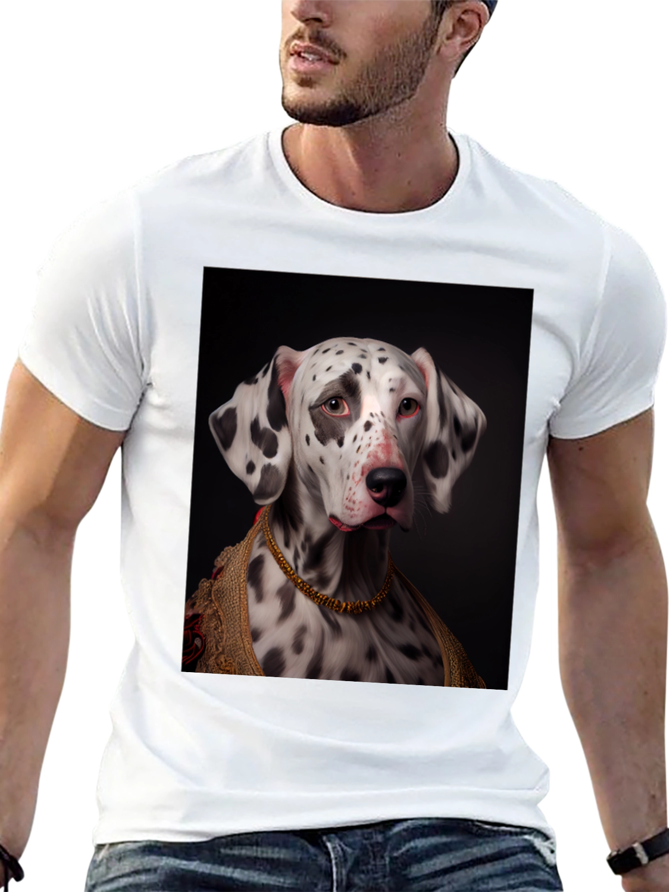 Dalmatian Portrait Graphic Tee