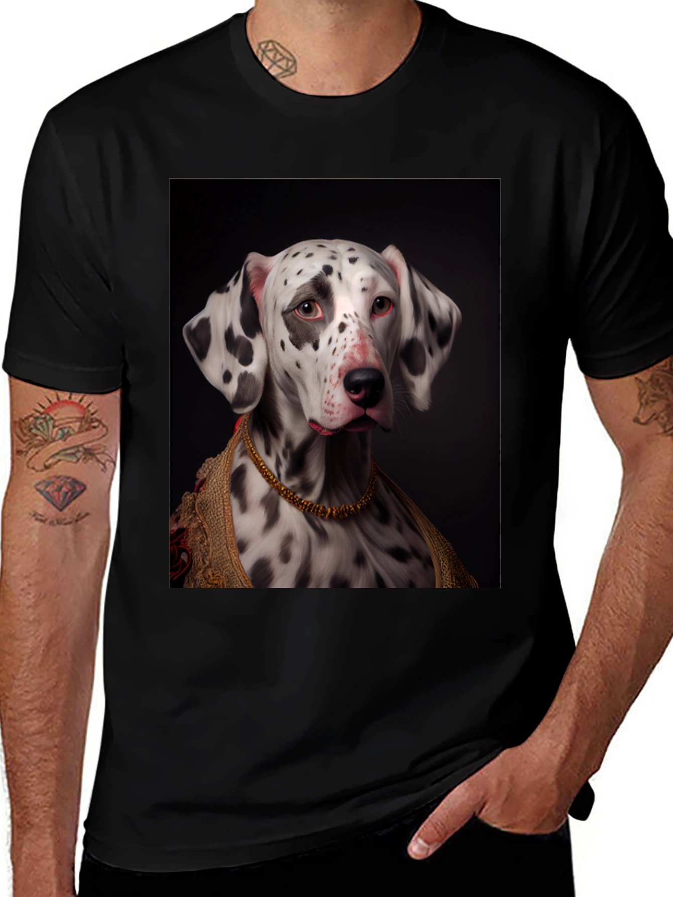 Dalmatian Portrait Graphic Tee