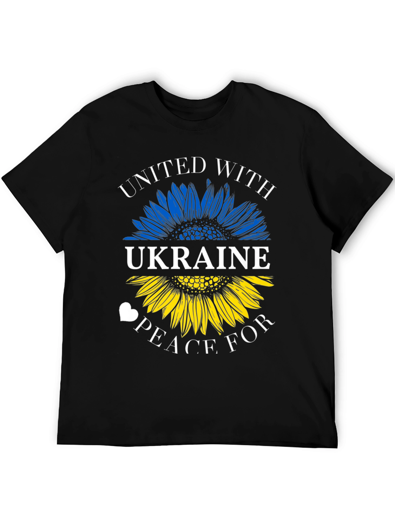 Ukraine Sunflower T-Shirt - United With Peace
