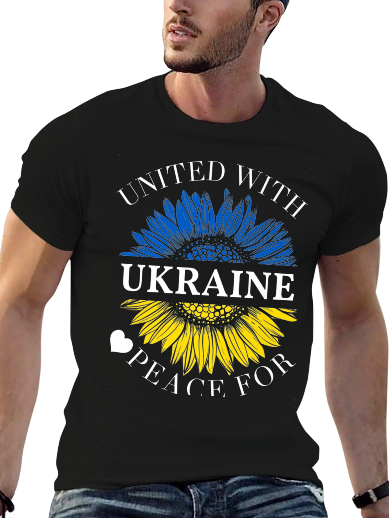 Ukraine Sunflower T-Shirt - United With Peace