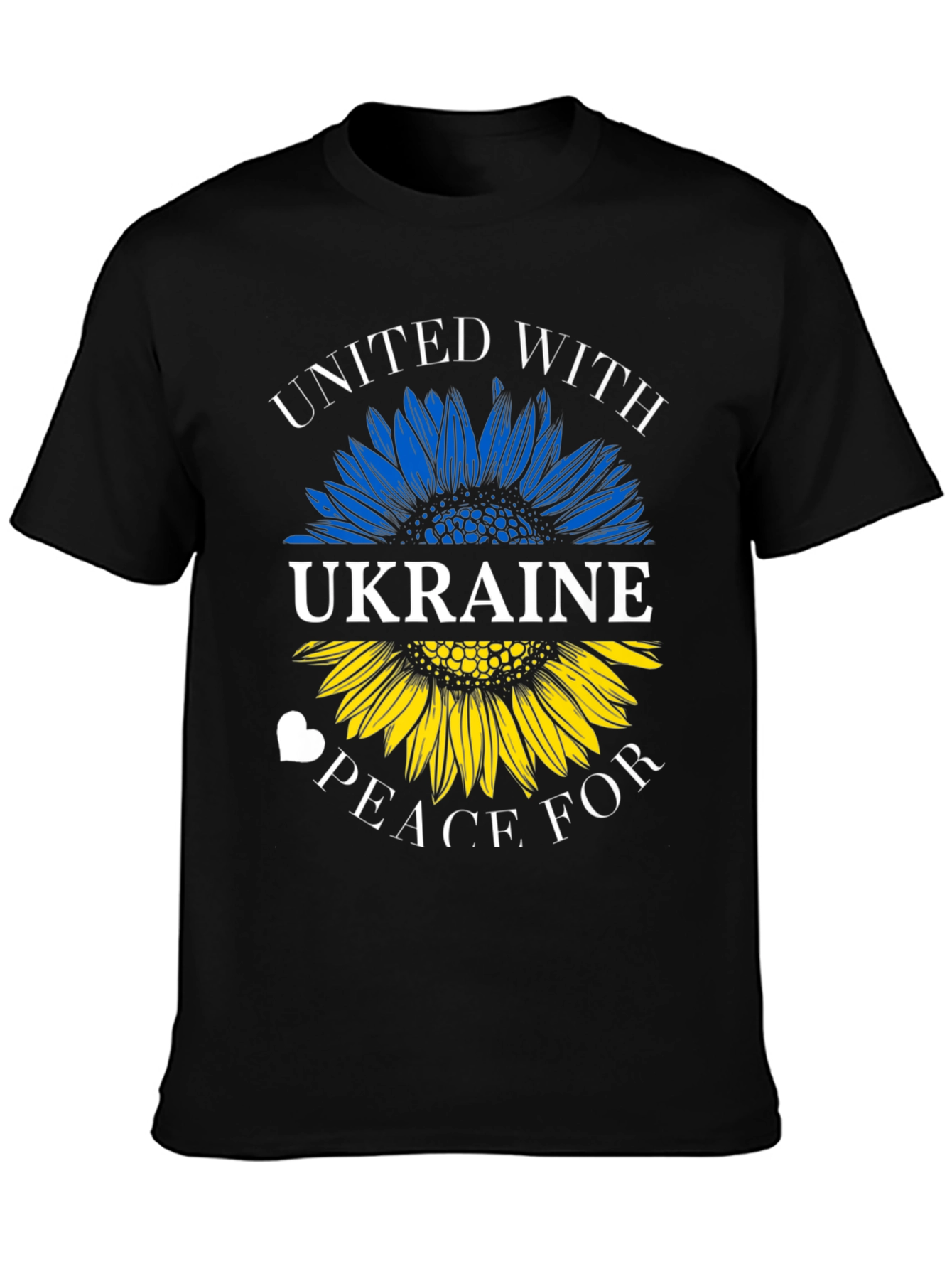 Ukraine Sunflower T-Shirt - United With Peace