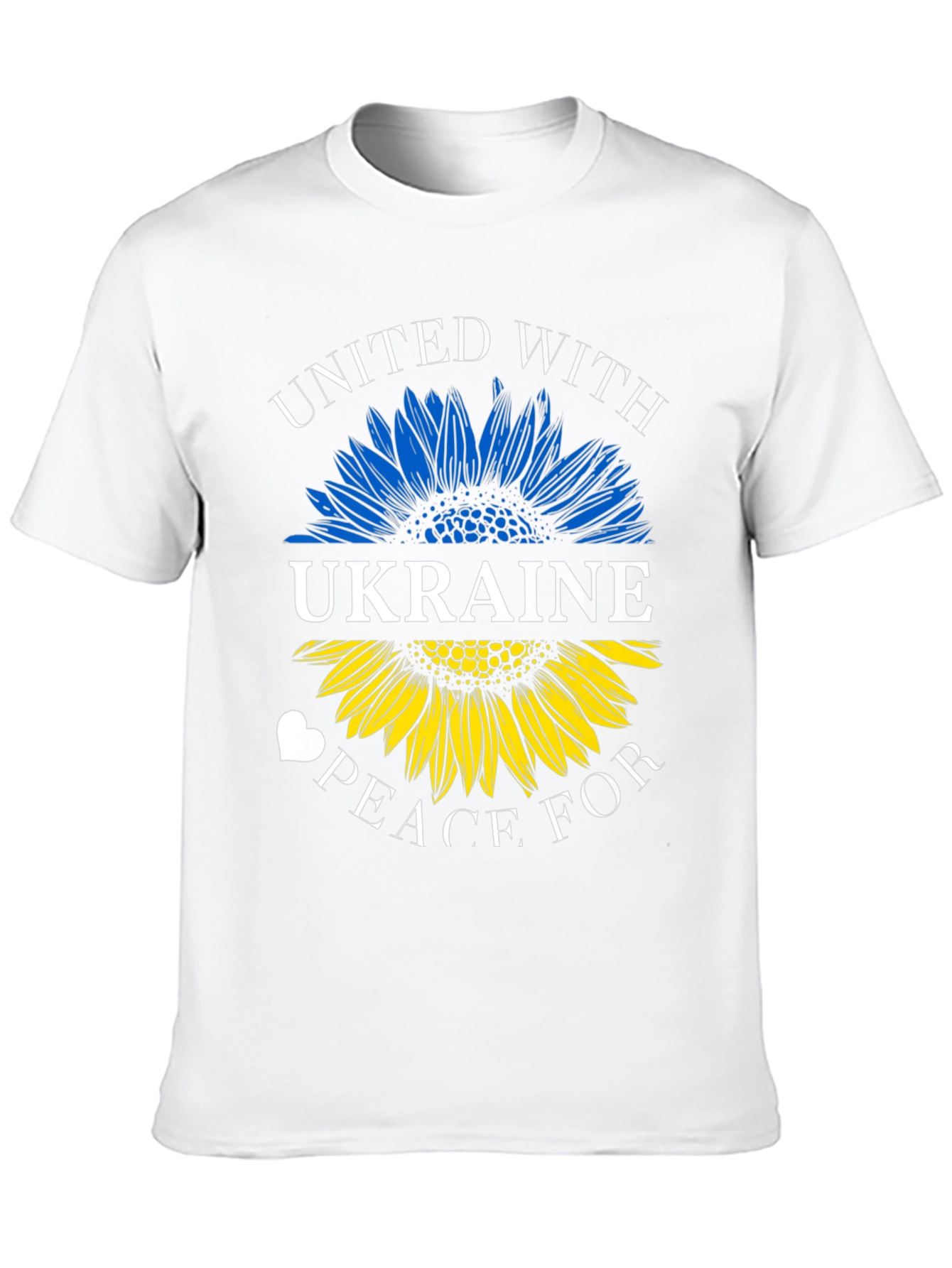 Ukraine Sunflower T-Shirt - United With Peace