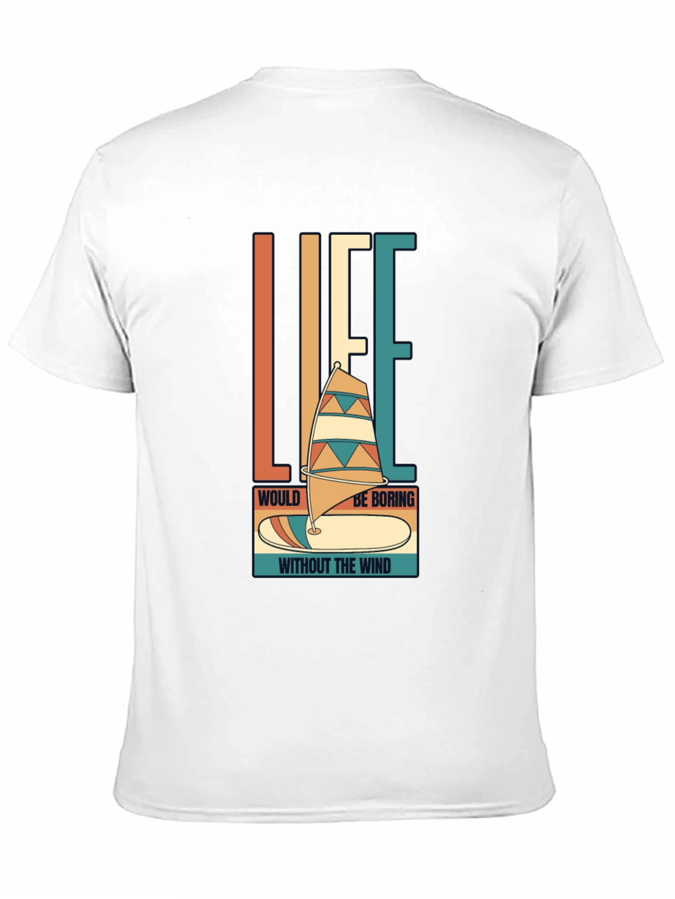 Windsurfing Life T-Shirt - Retro Style