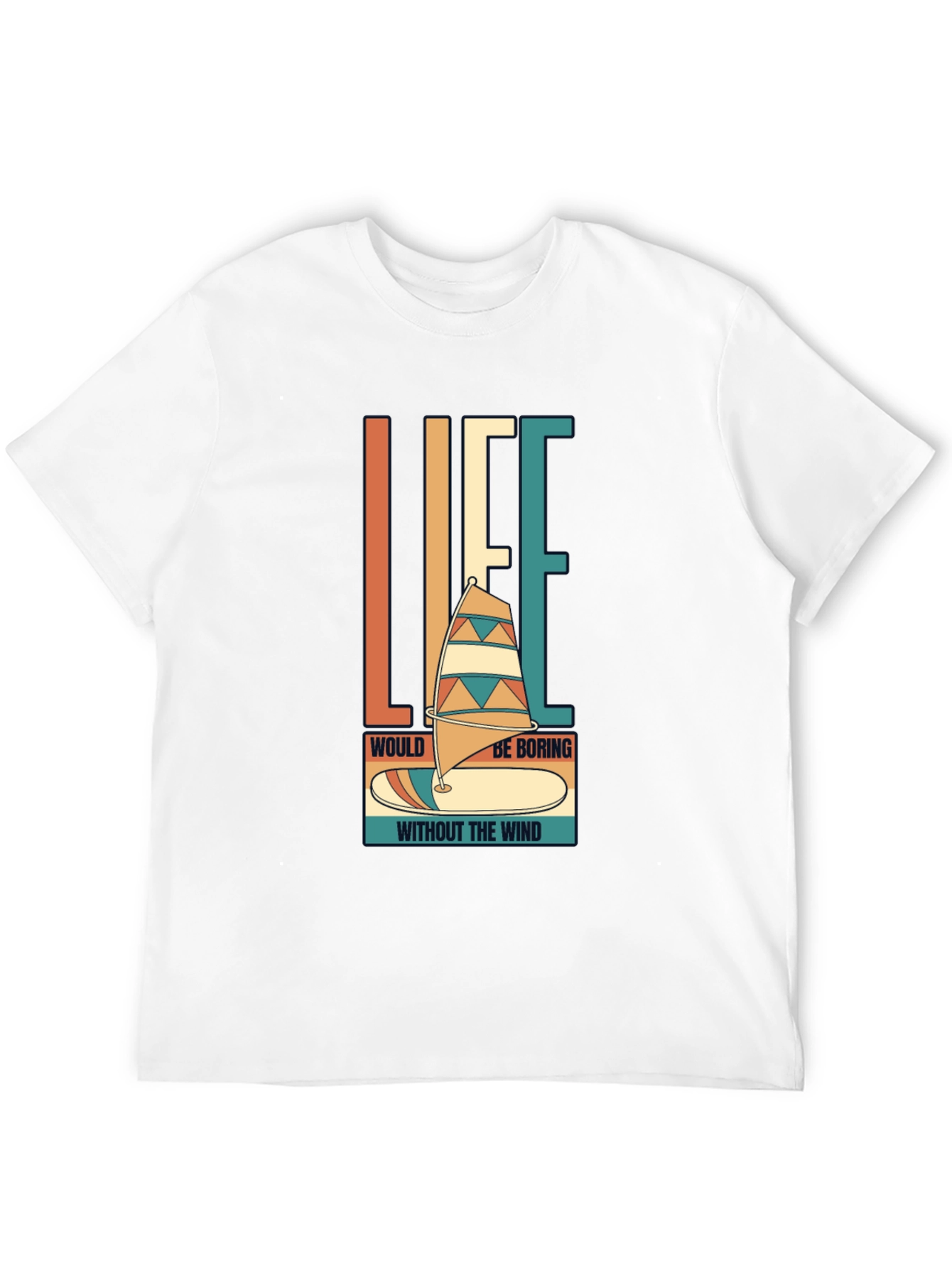 Windsurfing Life T-Shirt - Retro Style