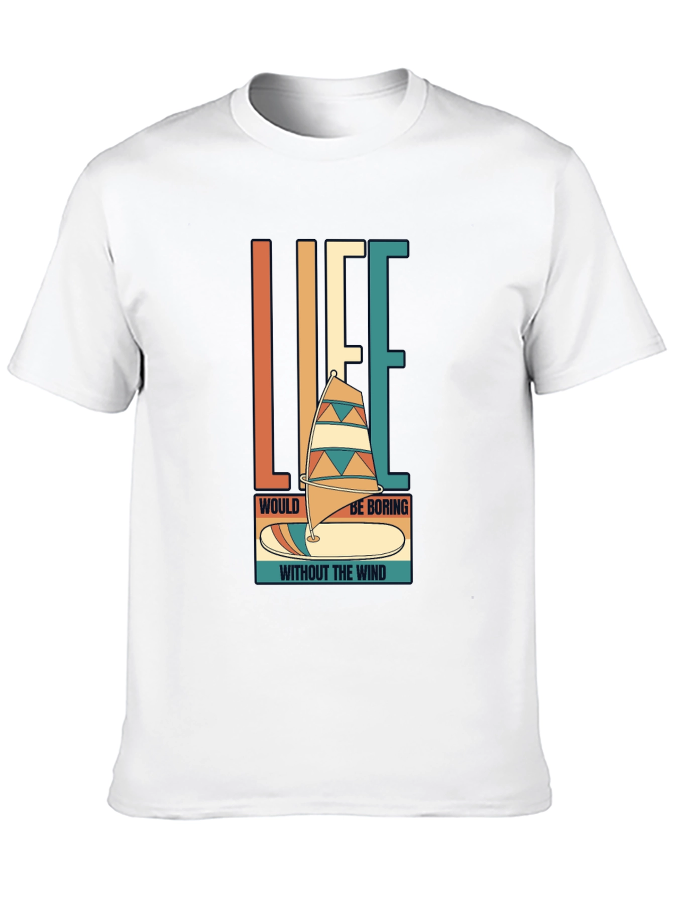 Windsurfing Life T-Shirt - Retro Style