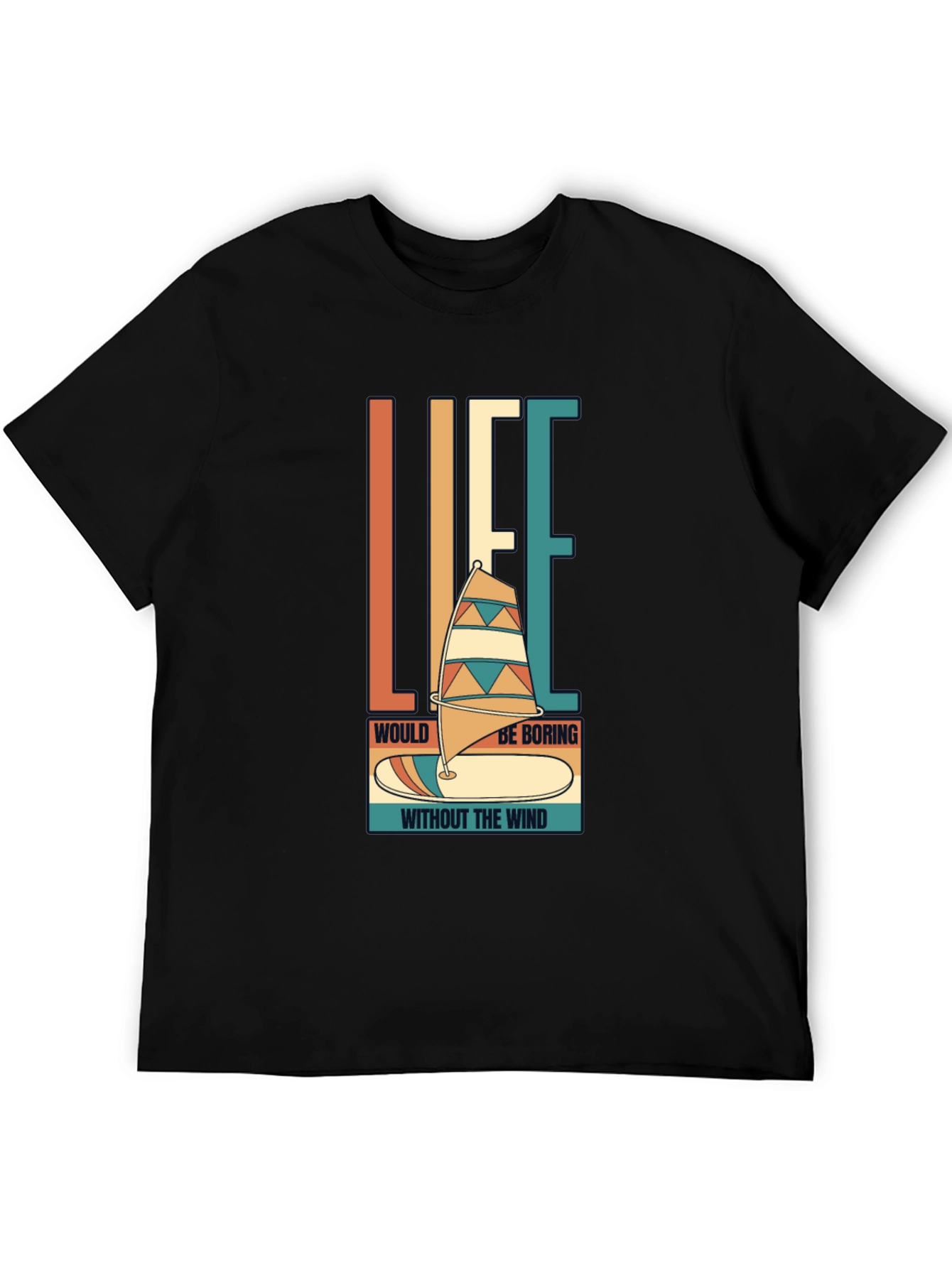 Windsurfing Life T-Shirt - Retro Style