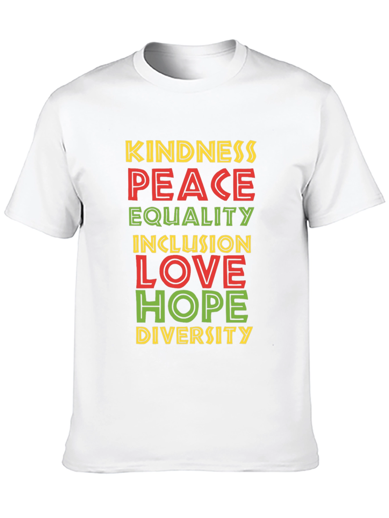 Kindness Peace Love Inclusion Diversity T-Shirt