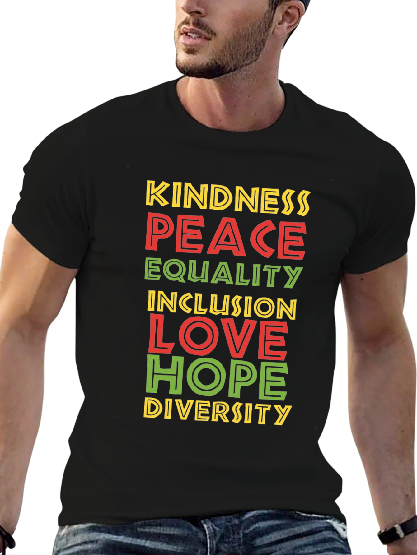 Kindness Peace Love Inclusion Diversity T-Shirt