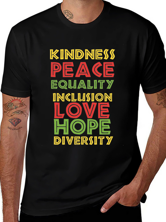 Kindness Peace Love Inclusion Diversity T-Shirt
