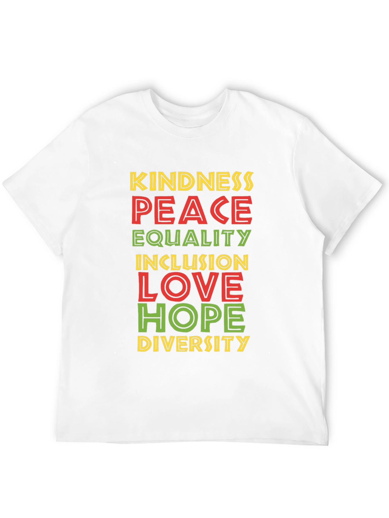 Kindness Peace Love Inclusion Diversity T-Shirt