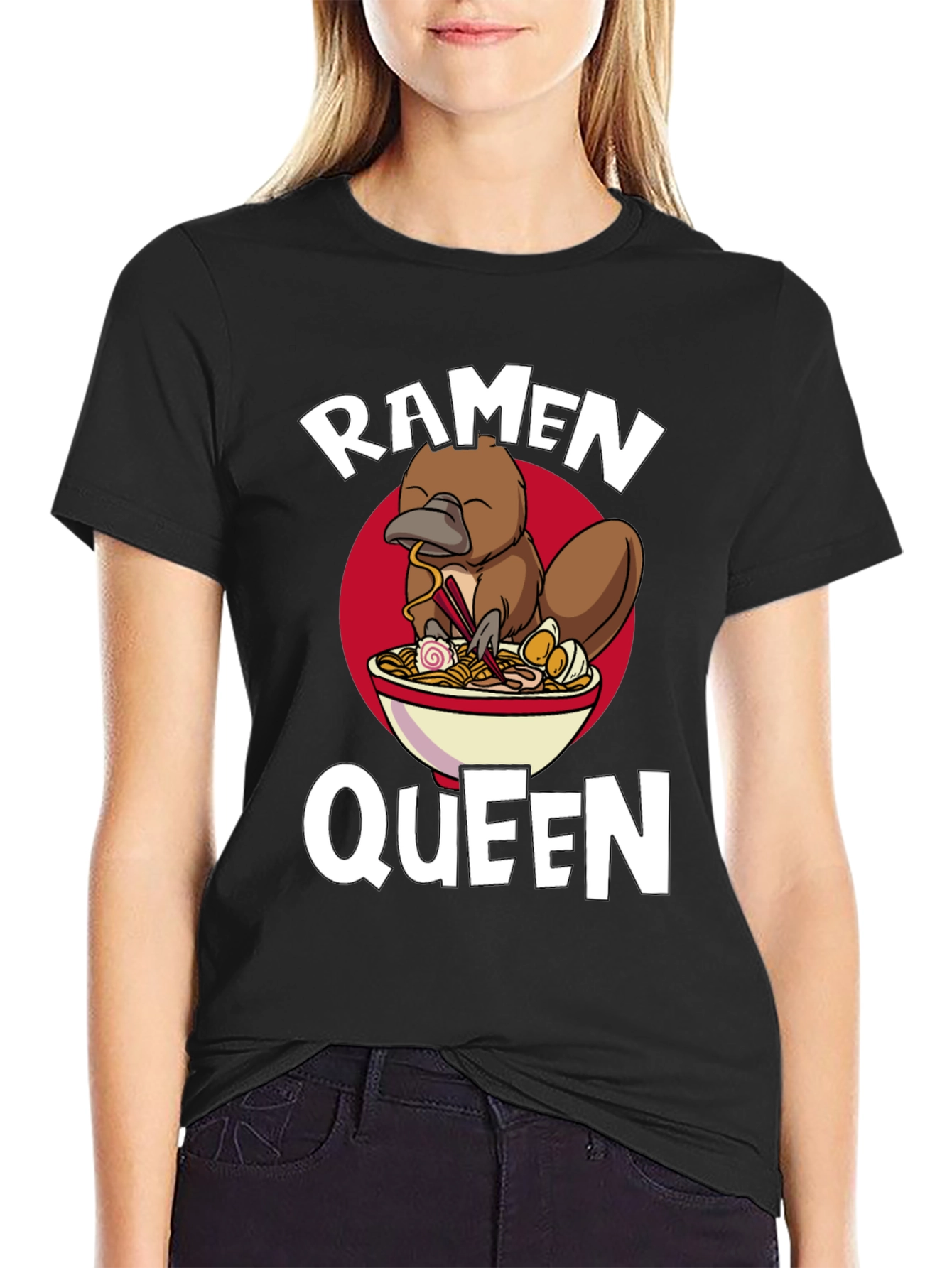Ramen Queen Platypus T-Shirt