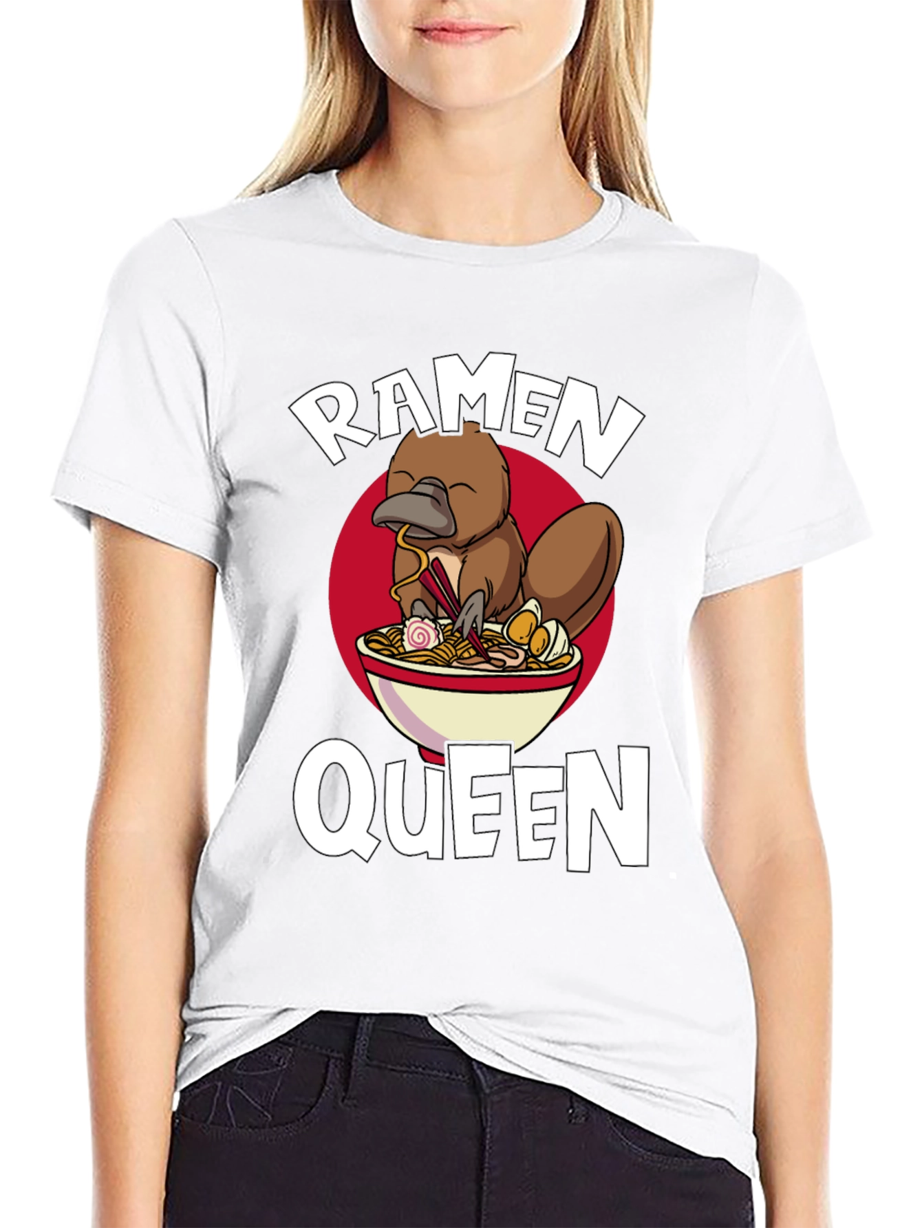 Ramen Queen Platypus T-Shirt