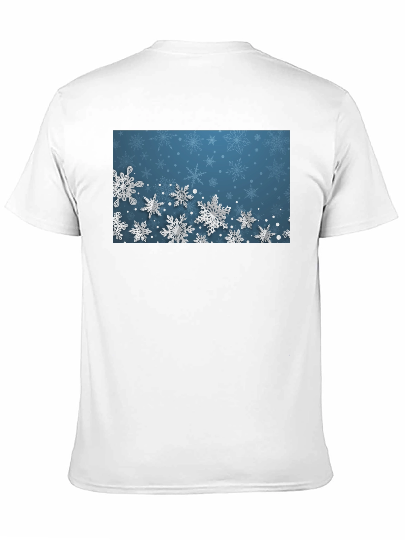 Snowflake Graphic Black T-Shirt