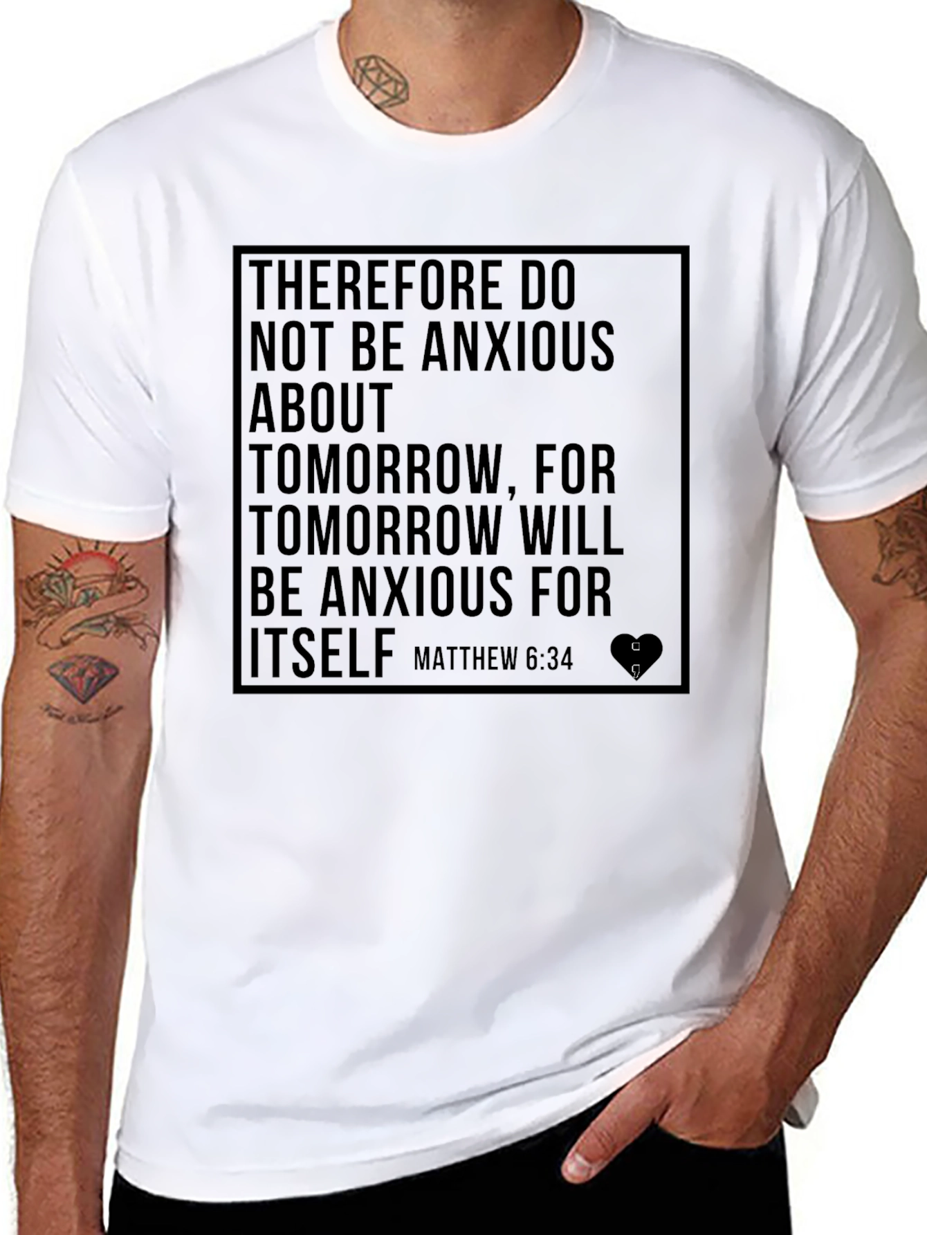 Anxious Tomorrow Christian T-Shirt
