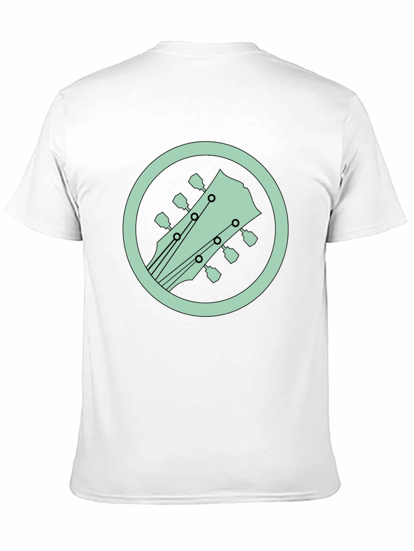 Guitar Headstock Graphic Tee - Cool Musician Style