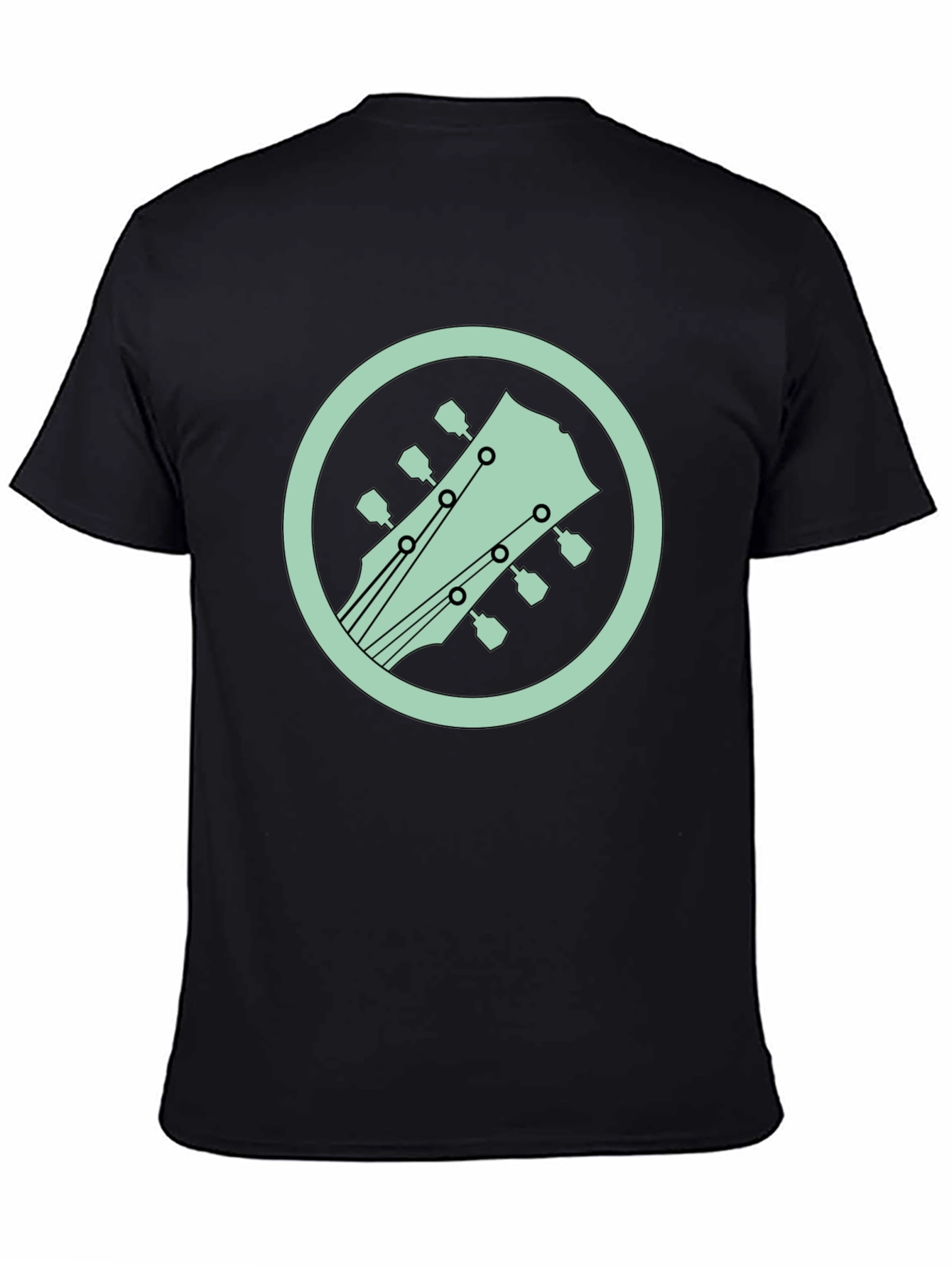 Guitar Headstock Graphic Tee - Cool Musician Style