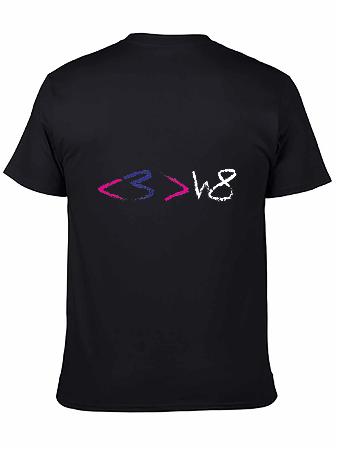 Bi Love > Hate T-Shirt - Pride Apparel