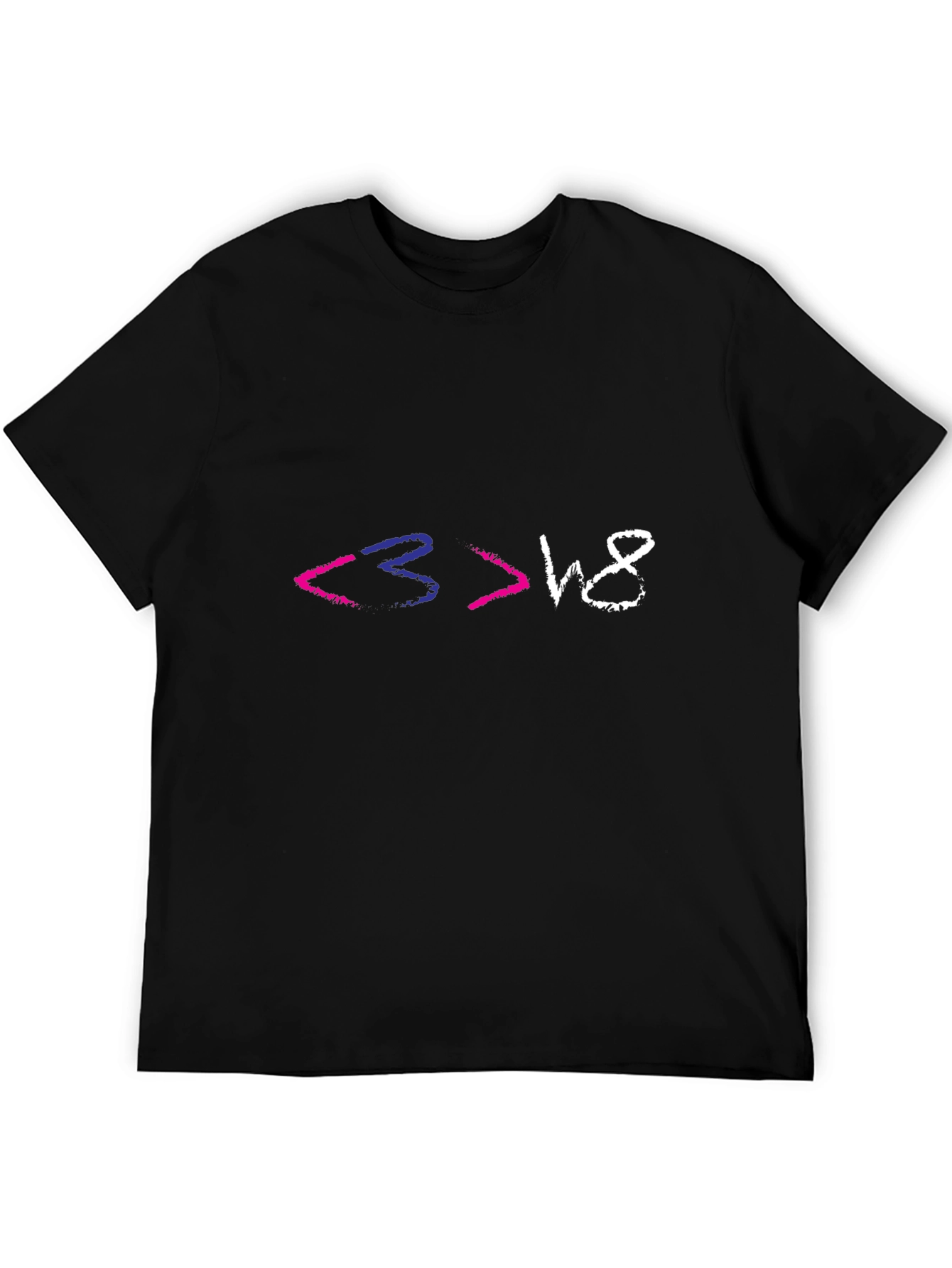 Bi Love > Hate T-Shirt - Pride Apparel