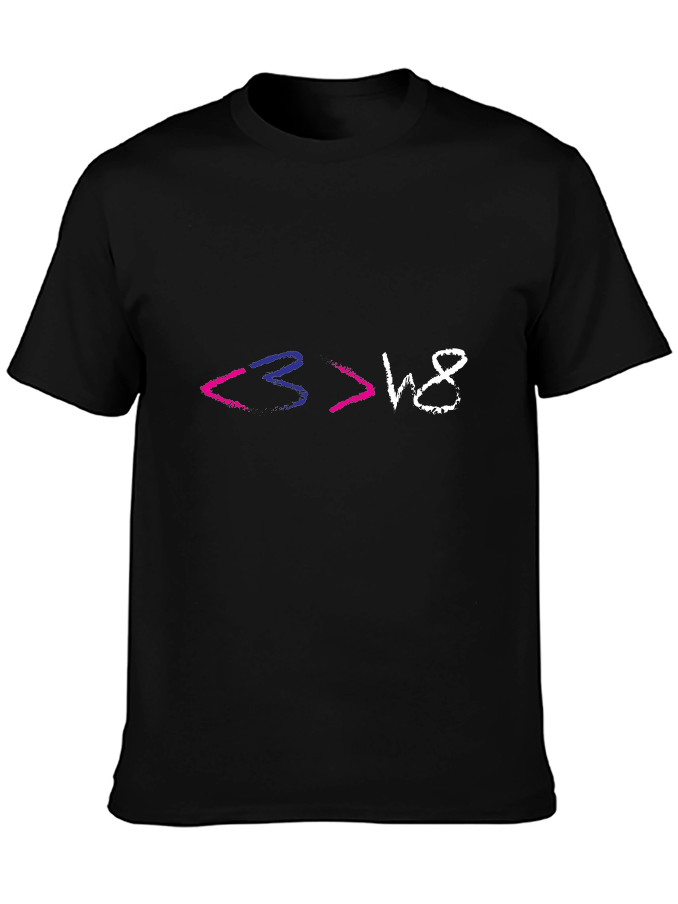 Bi Love > Hate T-Shirt - Pride Apparel
