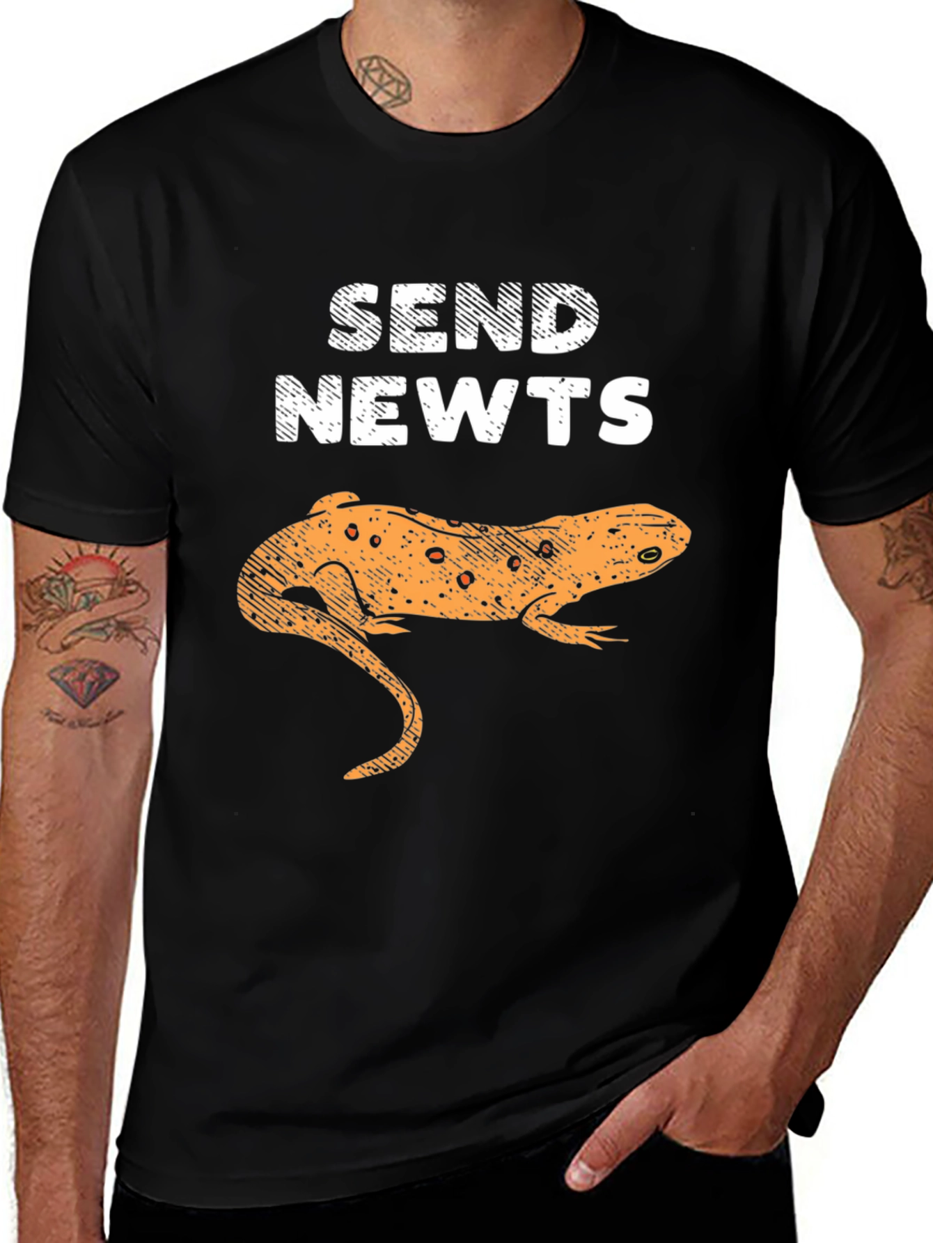 Send Newts Graphic T-Shirt