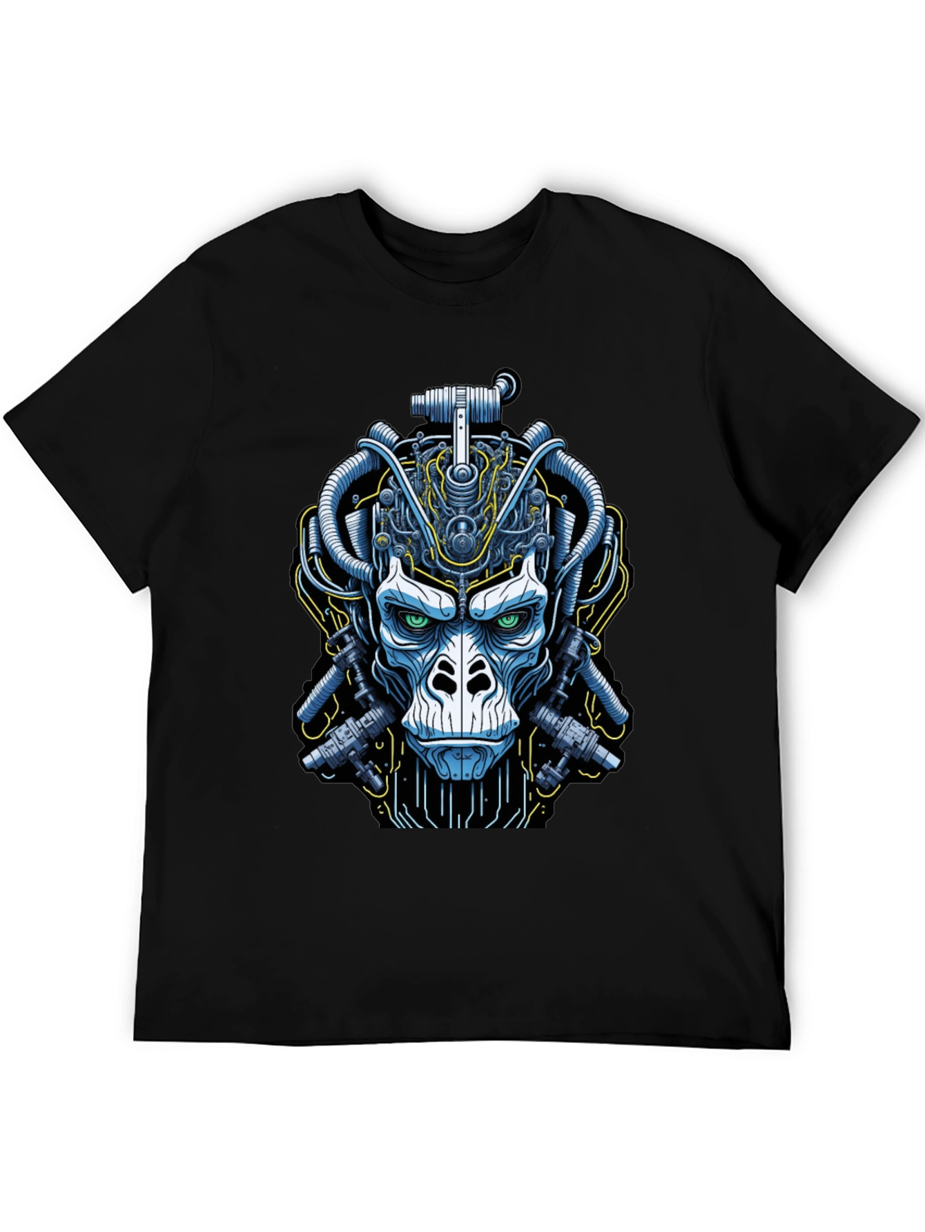 Cyberpunk Gorilla Graphic Tee - Unique Design