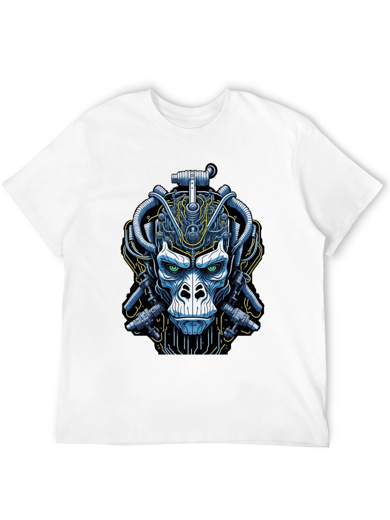 Cyberpunk Gorilla Graphic Tee - Unique Design