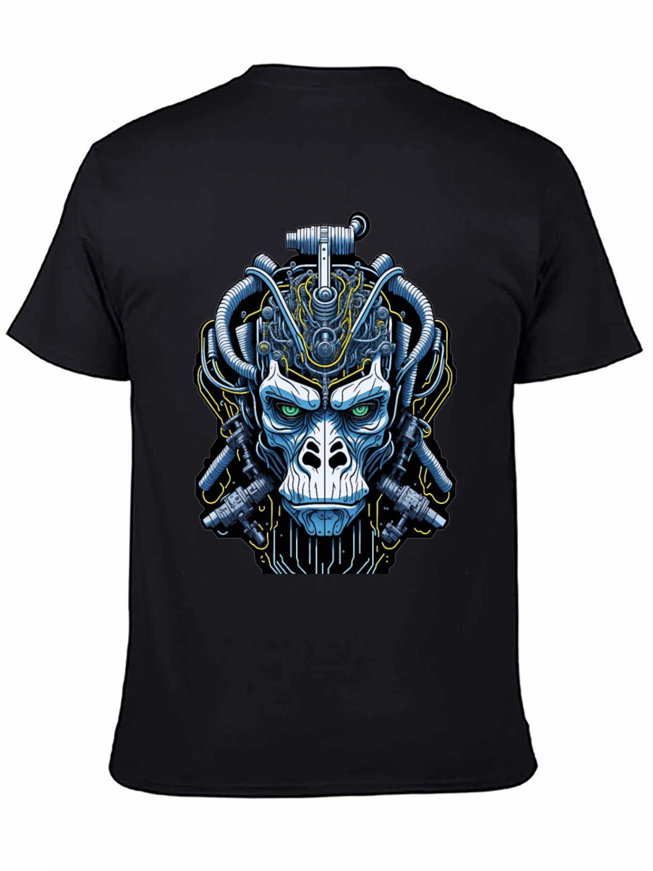 Cyberpunk Gorilla Graphic Tee - Unique Design