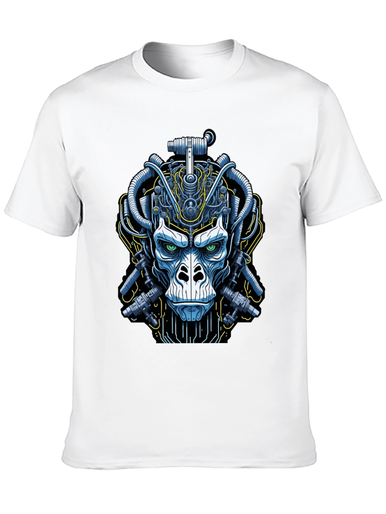 Cyberpunk Gorilla Graphic Tee - Unique Design