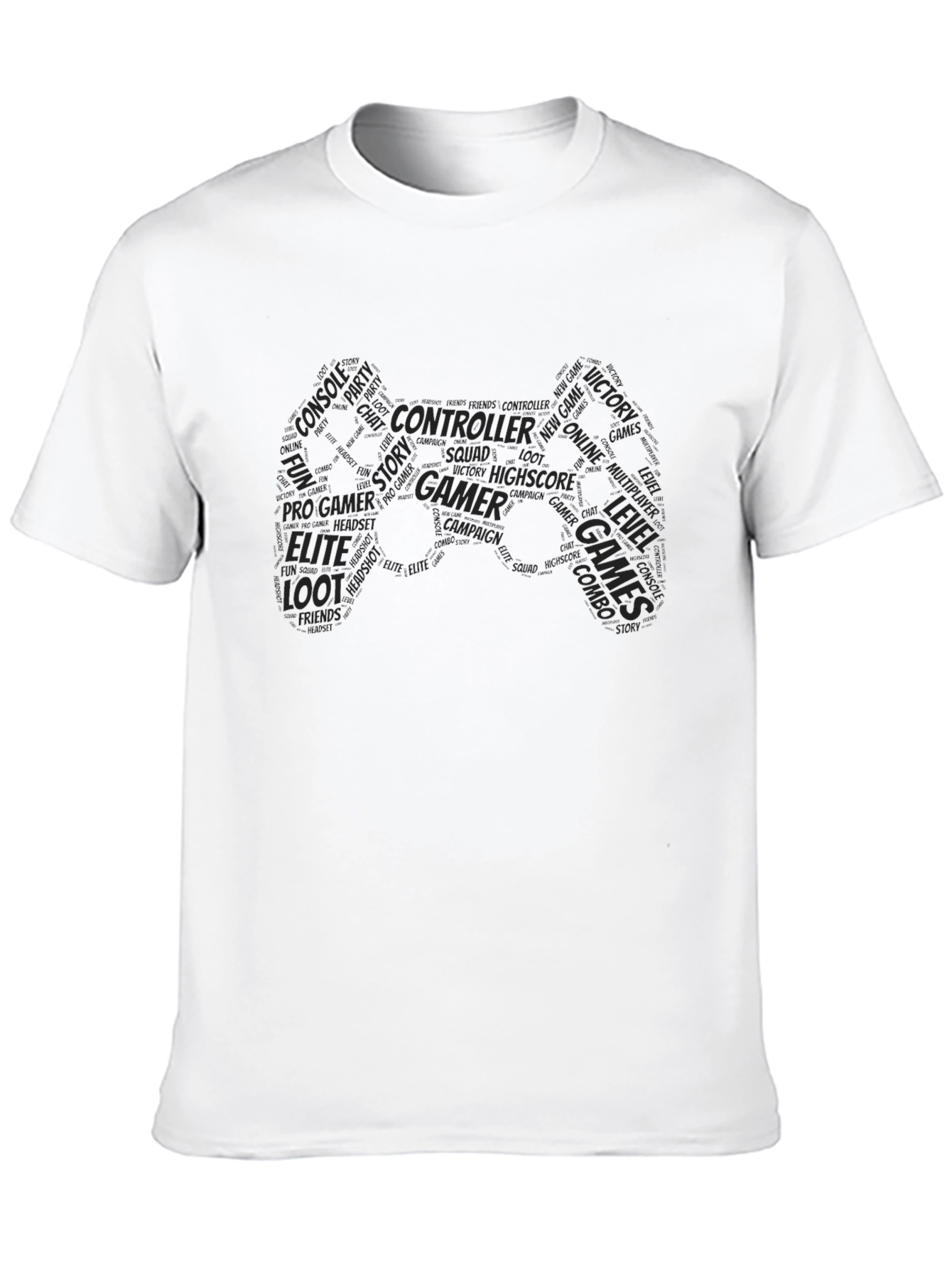 Gamer Word Art T-Shirt