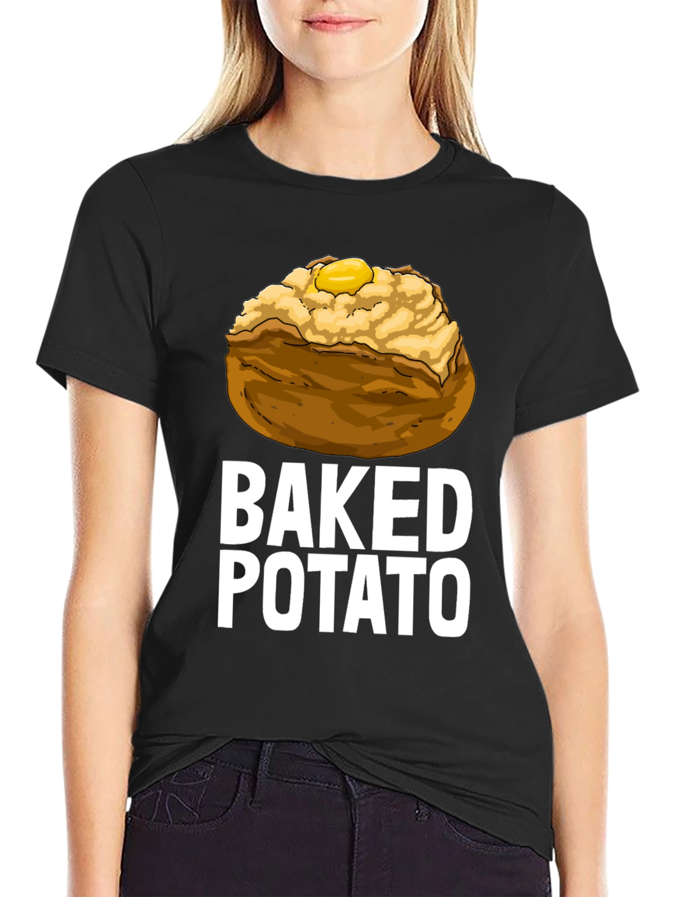 Baked Potato T-Shirt - Foodie Humor Tee