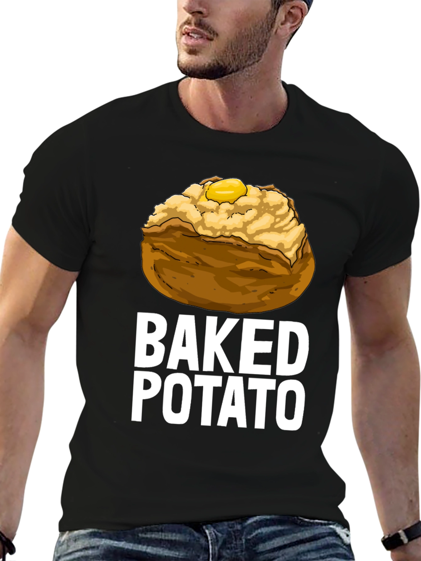 Baked Potato T-Shirt - Foodie Humor Tee
