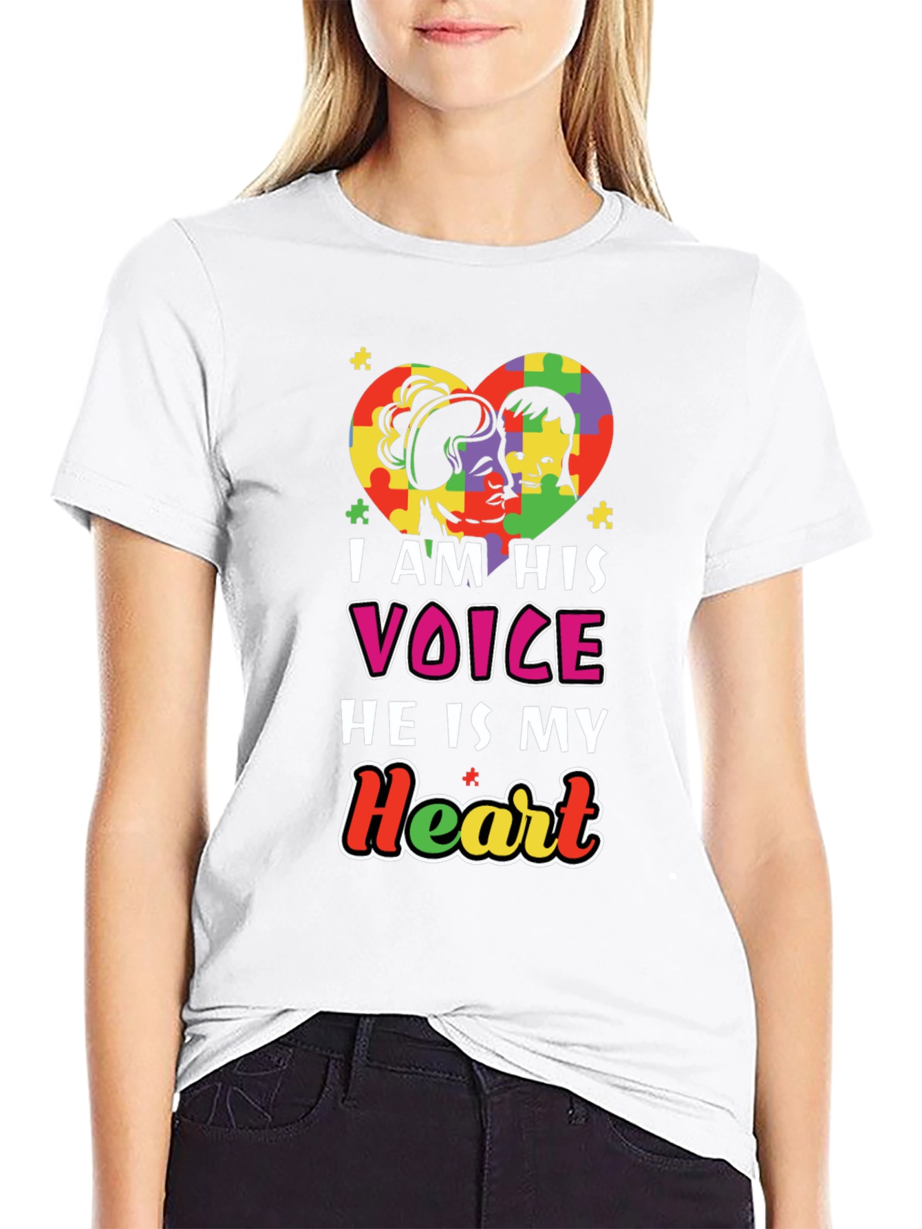 Autism Awareness T-Shirt - I am His Voice